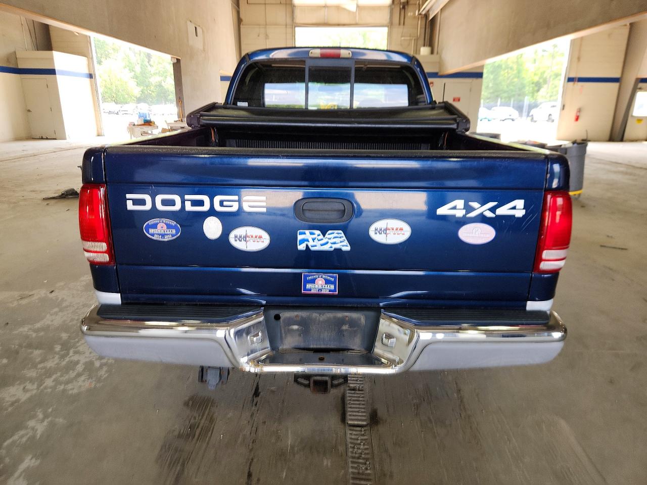 2001 Dodge Dakota Quad Синий vin: 1B7HG2AN71S347724