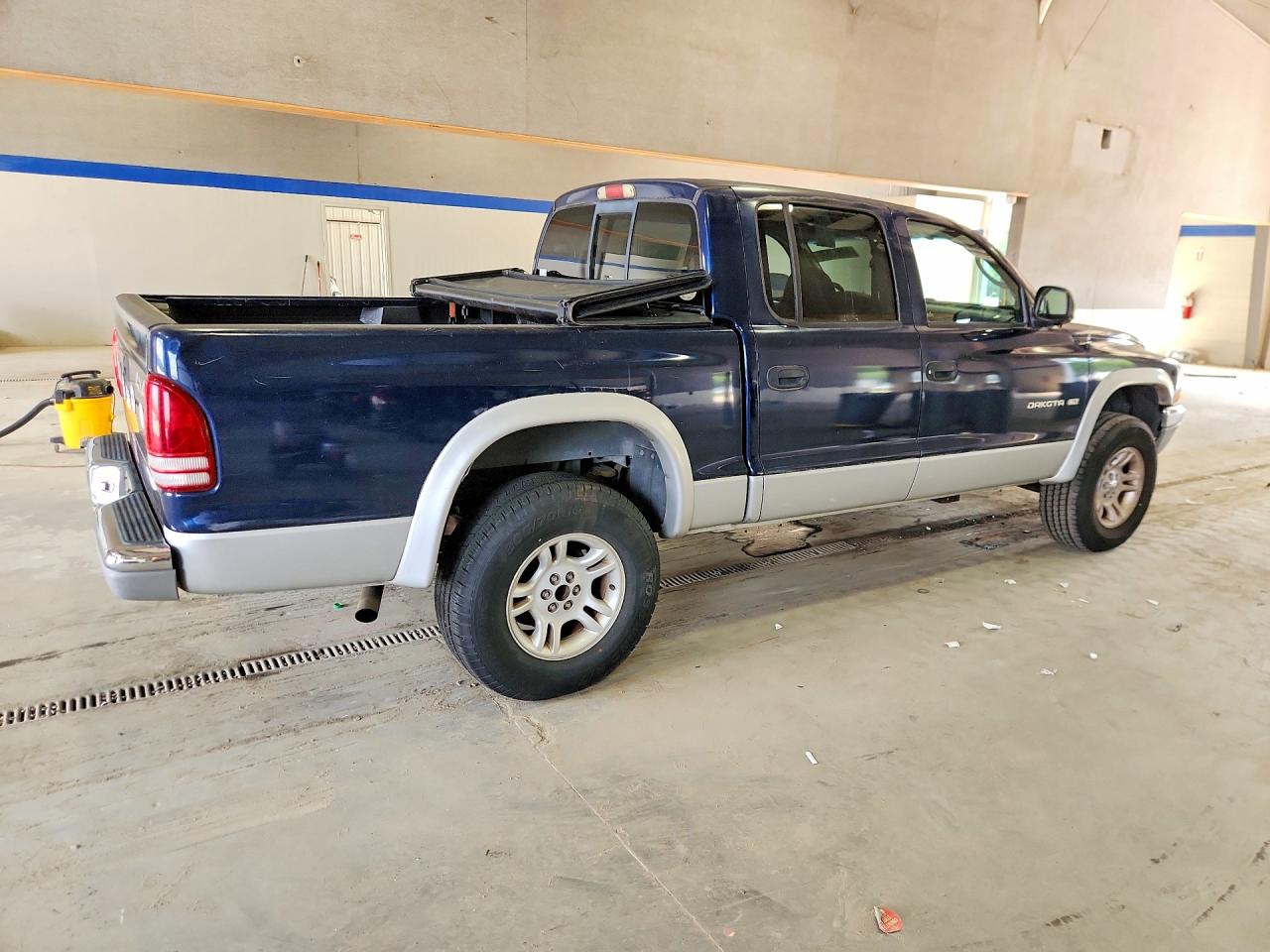 2001 Dodge Dakota Quad Синий vin: 1B7HG2AN71S347724