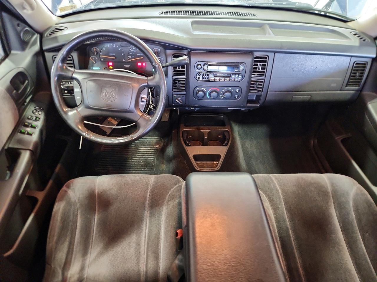 2001 Dodge Dakota Quad Синий vin: 1B7HG2AN71S347724