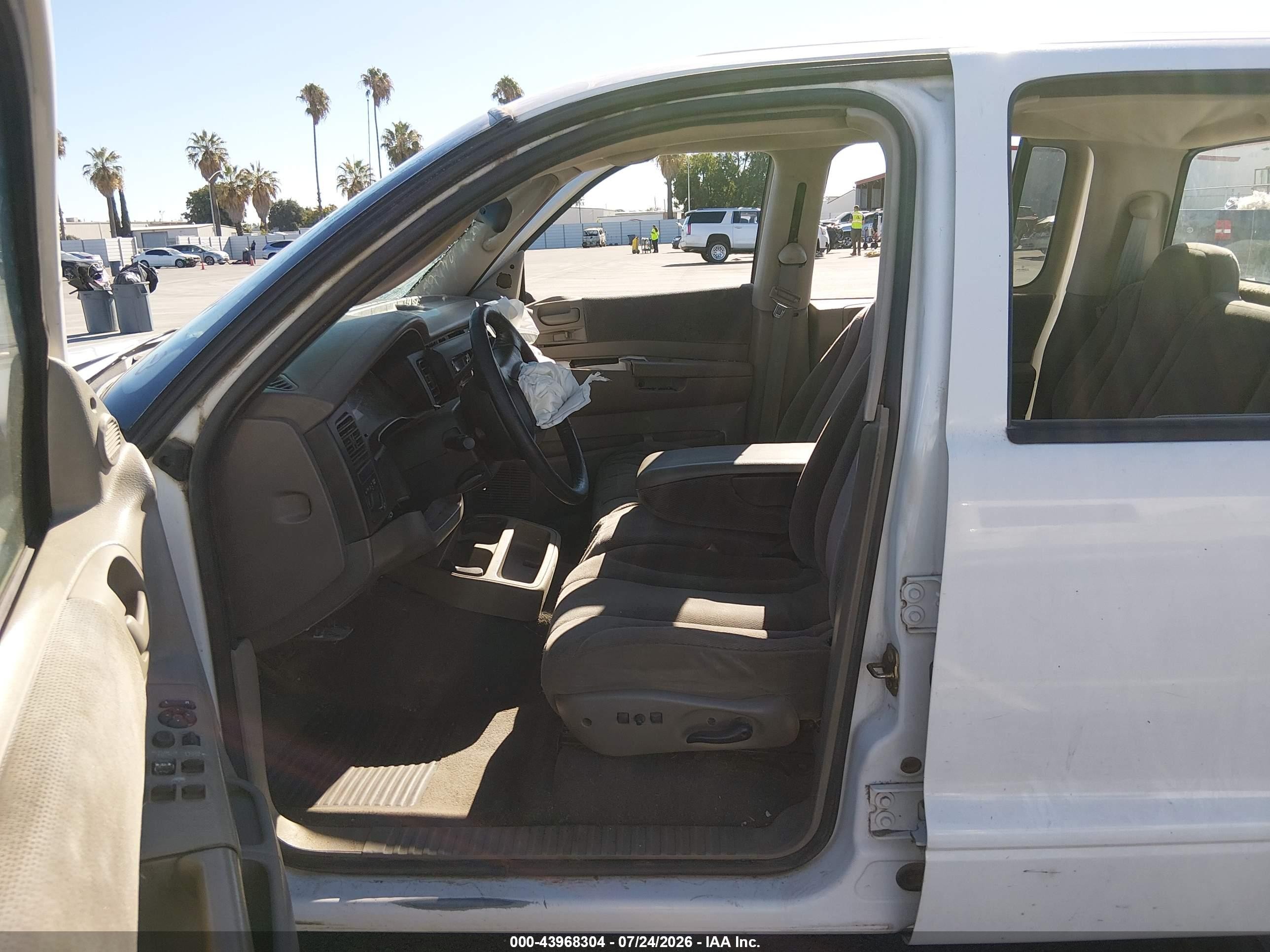 2001 Dodge Dakota Slt/sport White vin: 1B7HG2AN81S282446