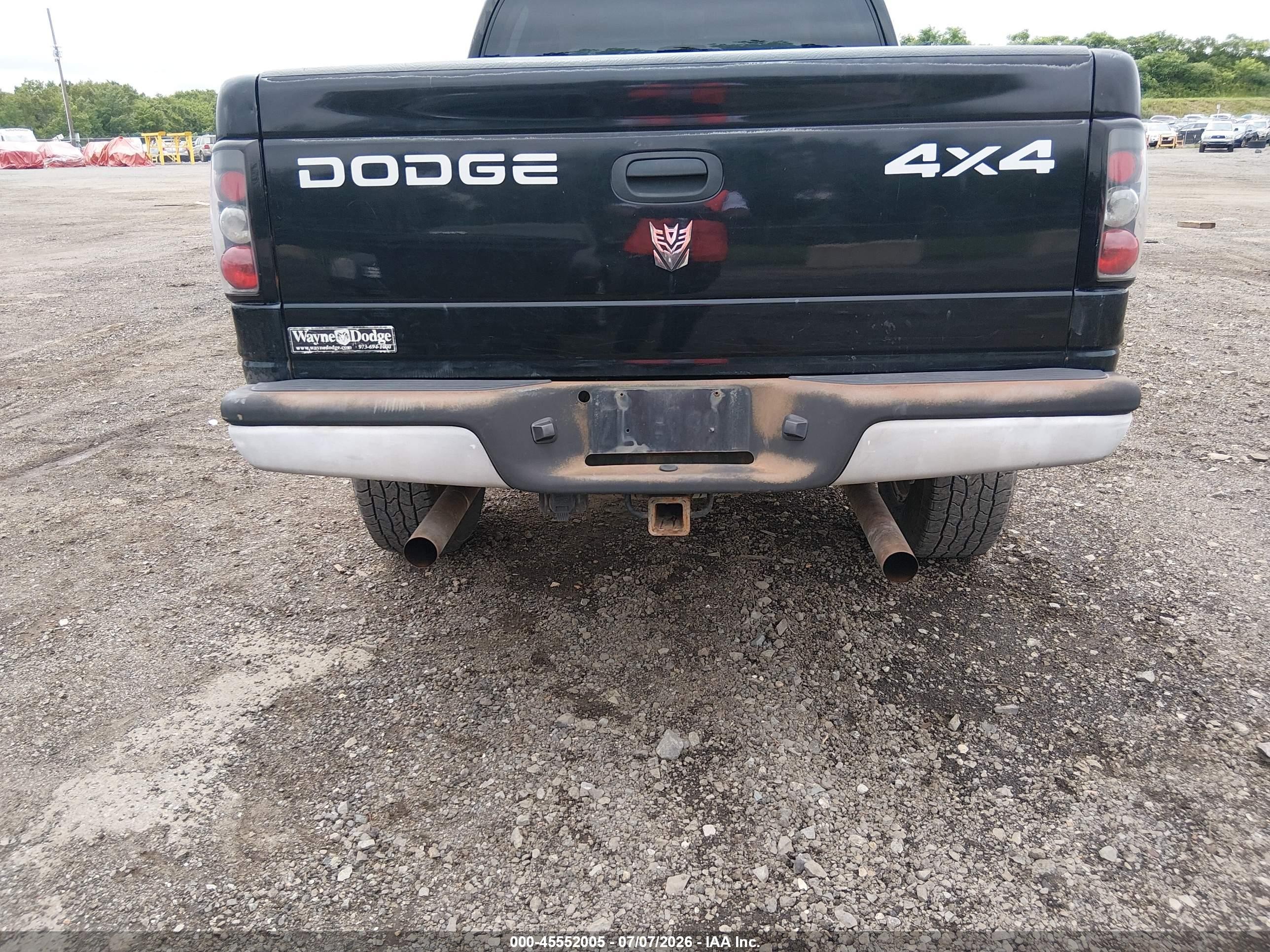 2001 Dodge Dakota Slt/sport Black vin: 1B7HG2AN81S308690