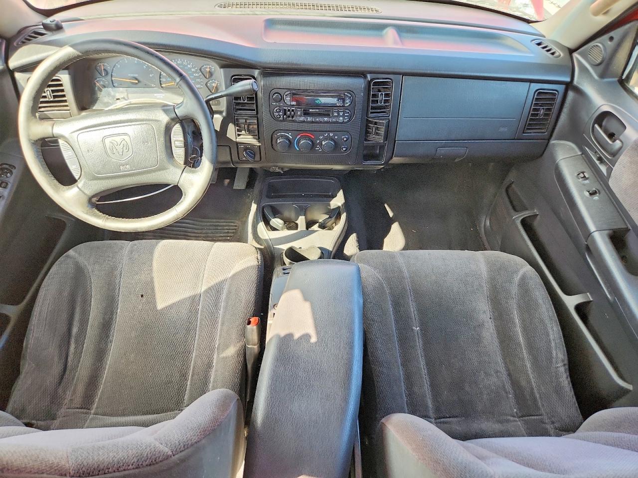 2001 Dodge Dakota Quad Red vin: 1B7HG2AN91S258477