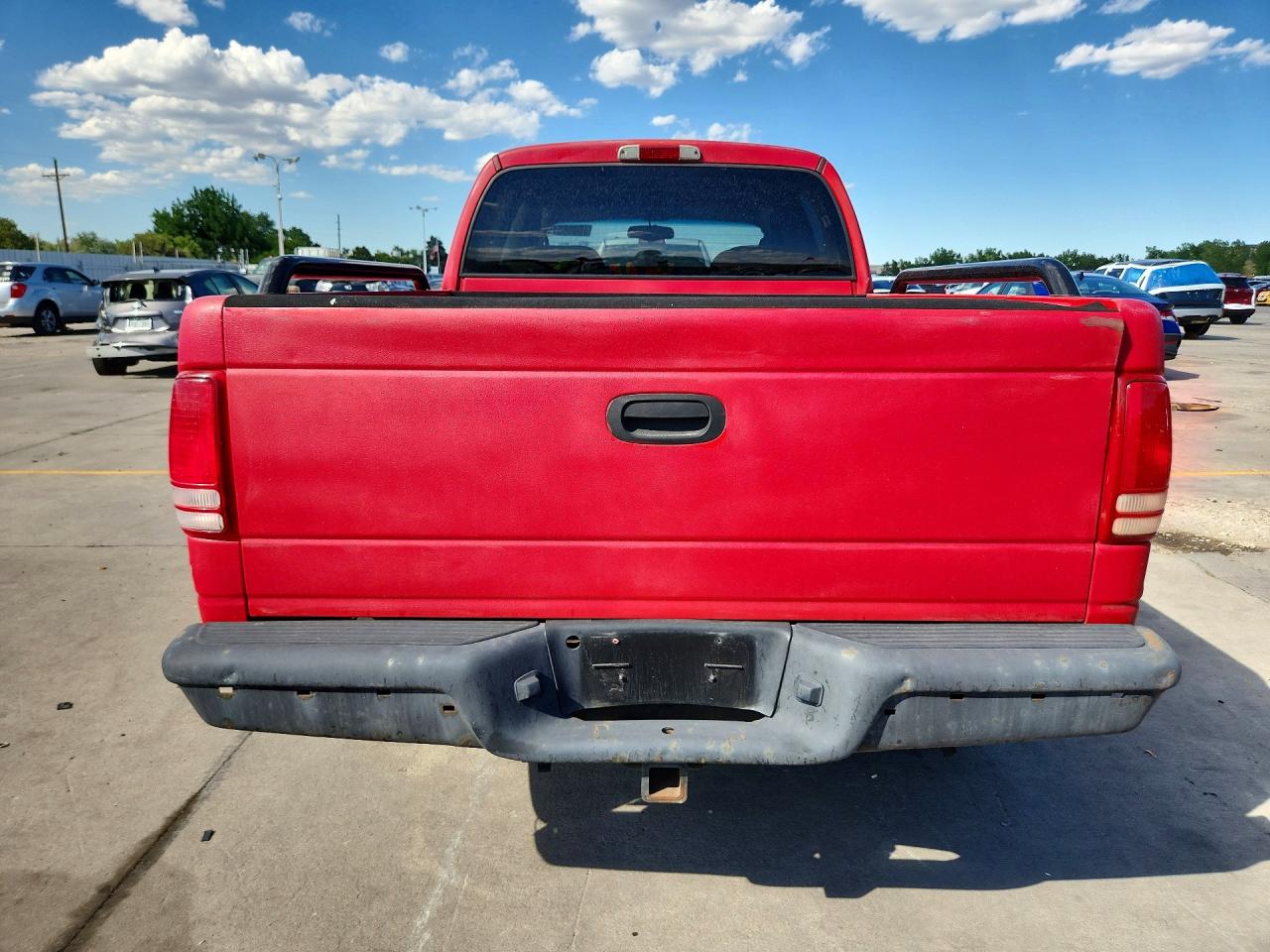 2001 Dodge Dakota Quad Red vin: 1B7HG2AN91S258477