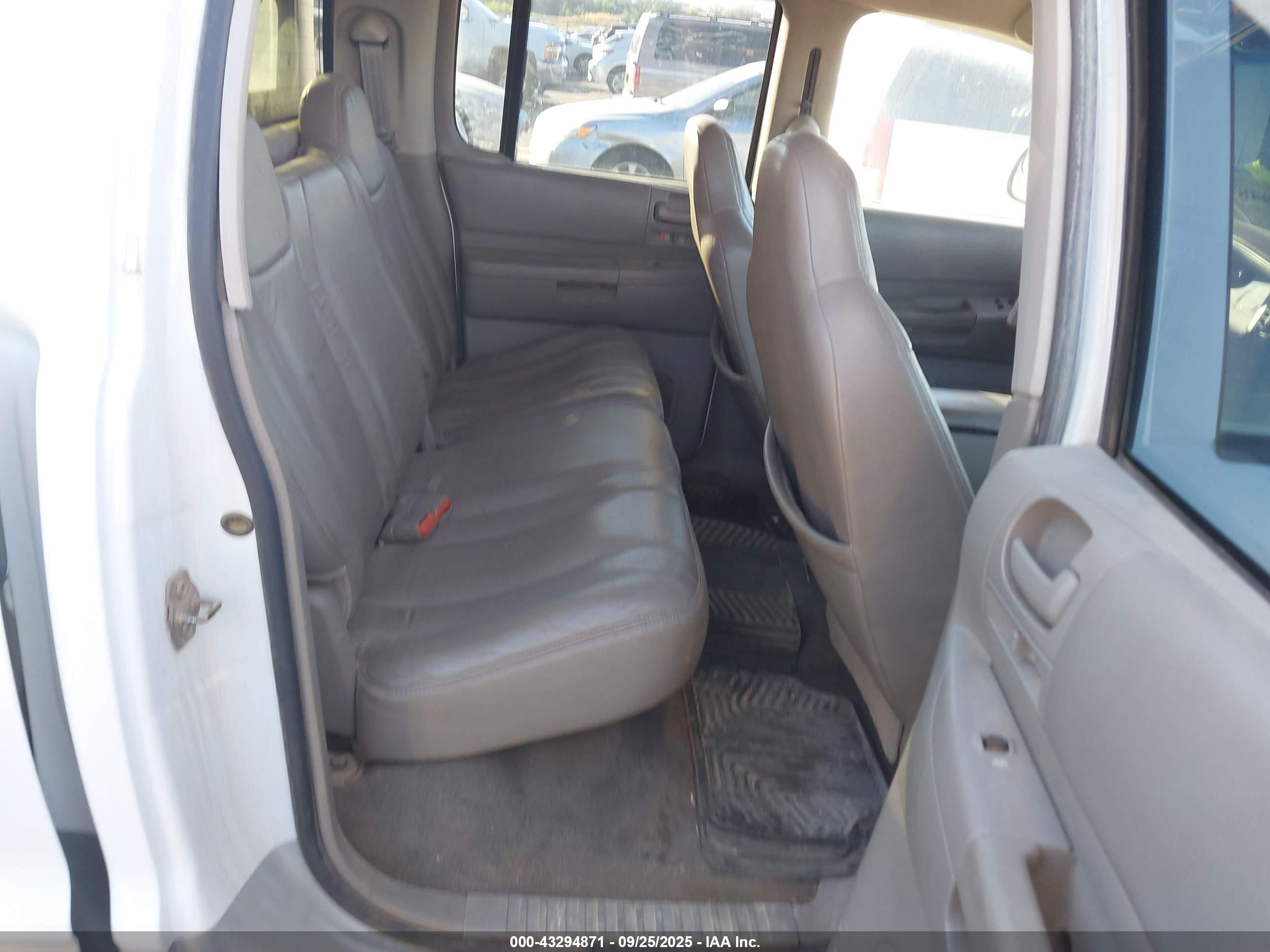 2001 Dodge Dakota Slt/sport White vin: 1B7HG2AZ31S328798