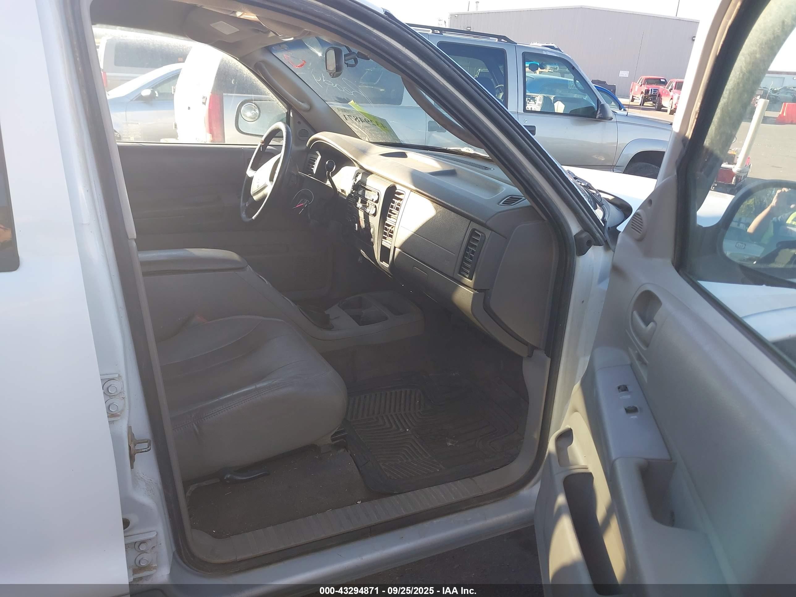2001 Dodge Dakota Slt/sport White vin: 1B7HG2AZ31S328798