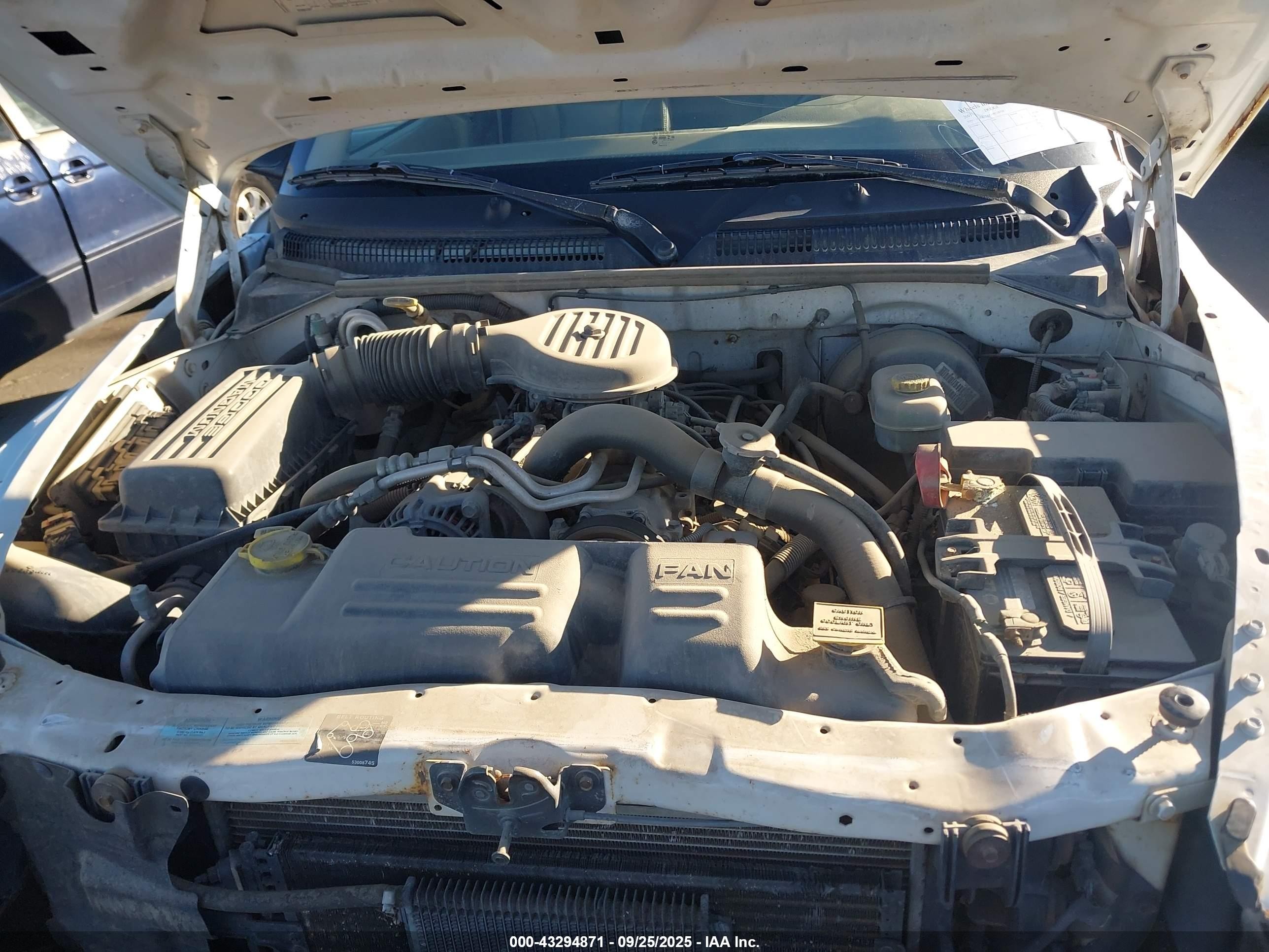 2001 Dodge Dakota Slt/sport White vin: 1B7HG2AZ31S328798