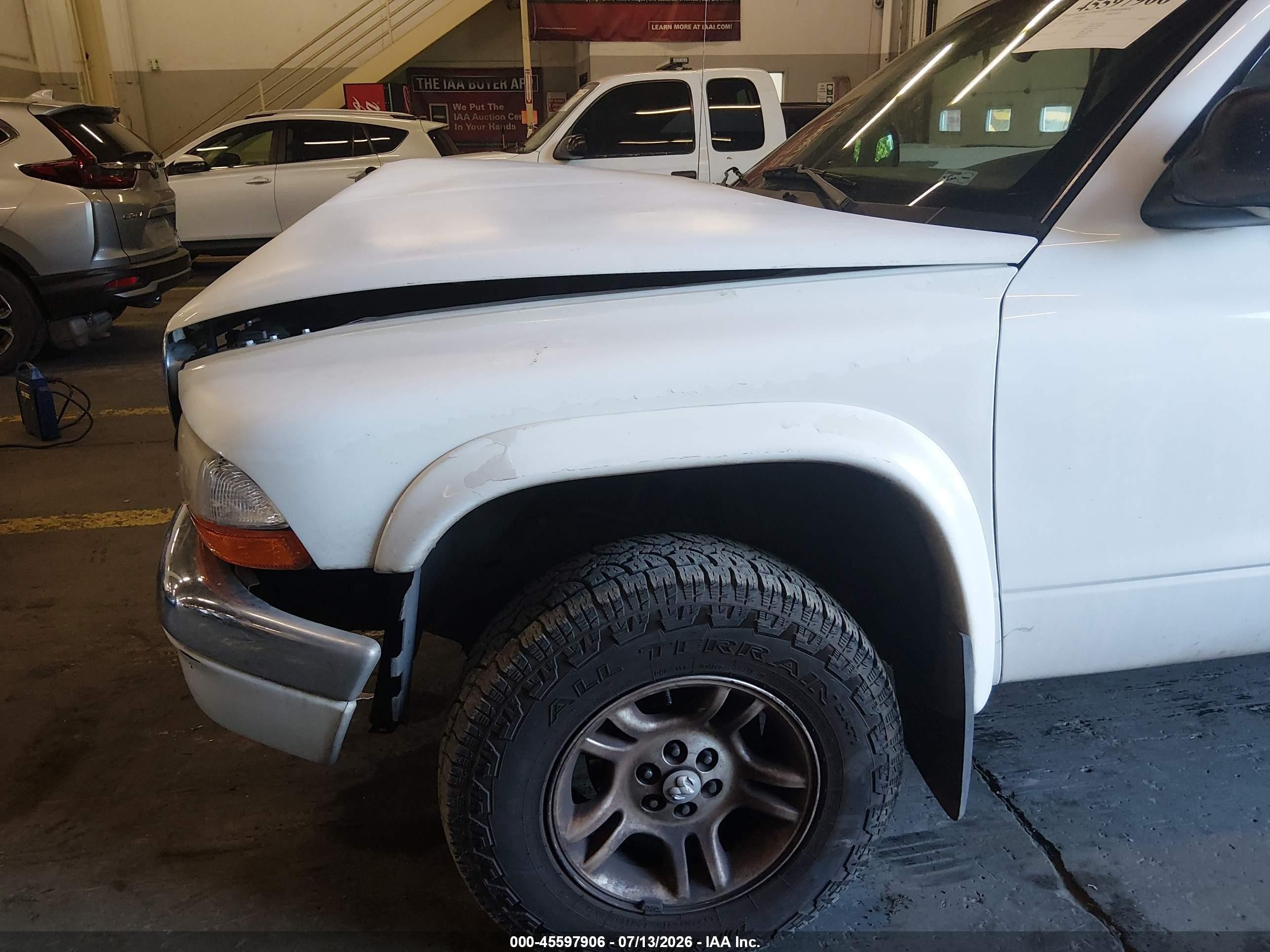 2002 Dodge Dakota Sport Белый vin: 1B7HG38N82S562817