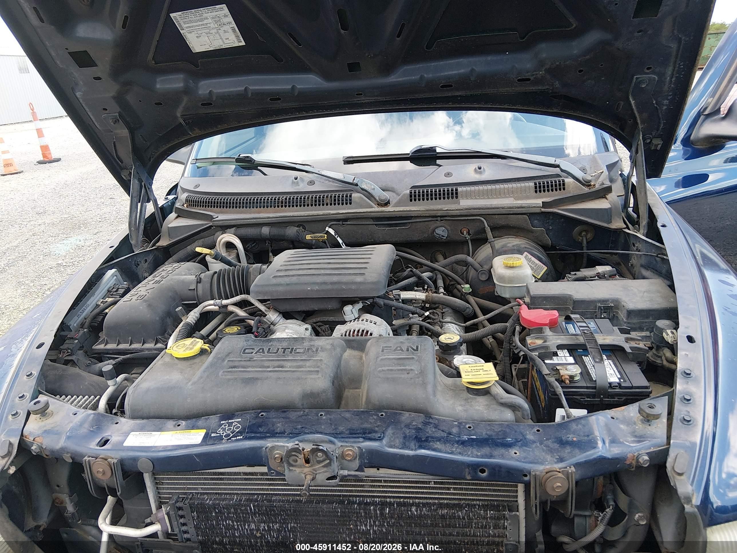 2002 Dodge Dakota Sport Синий vin: 1B7HG38N82S646233