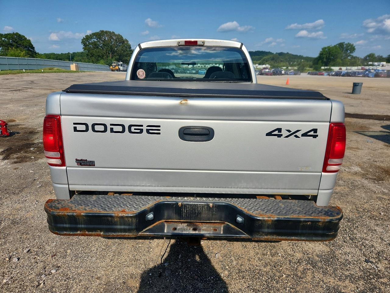 2002 Dodge Dakota Quad Sport Silver vin: 1B7HG38X42S696600