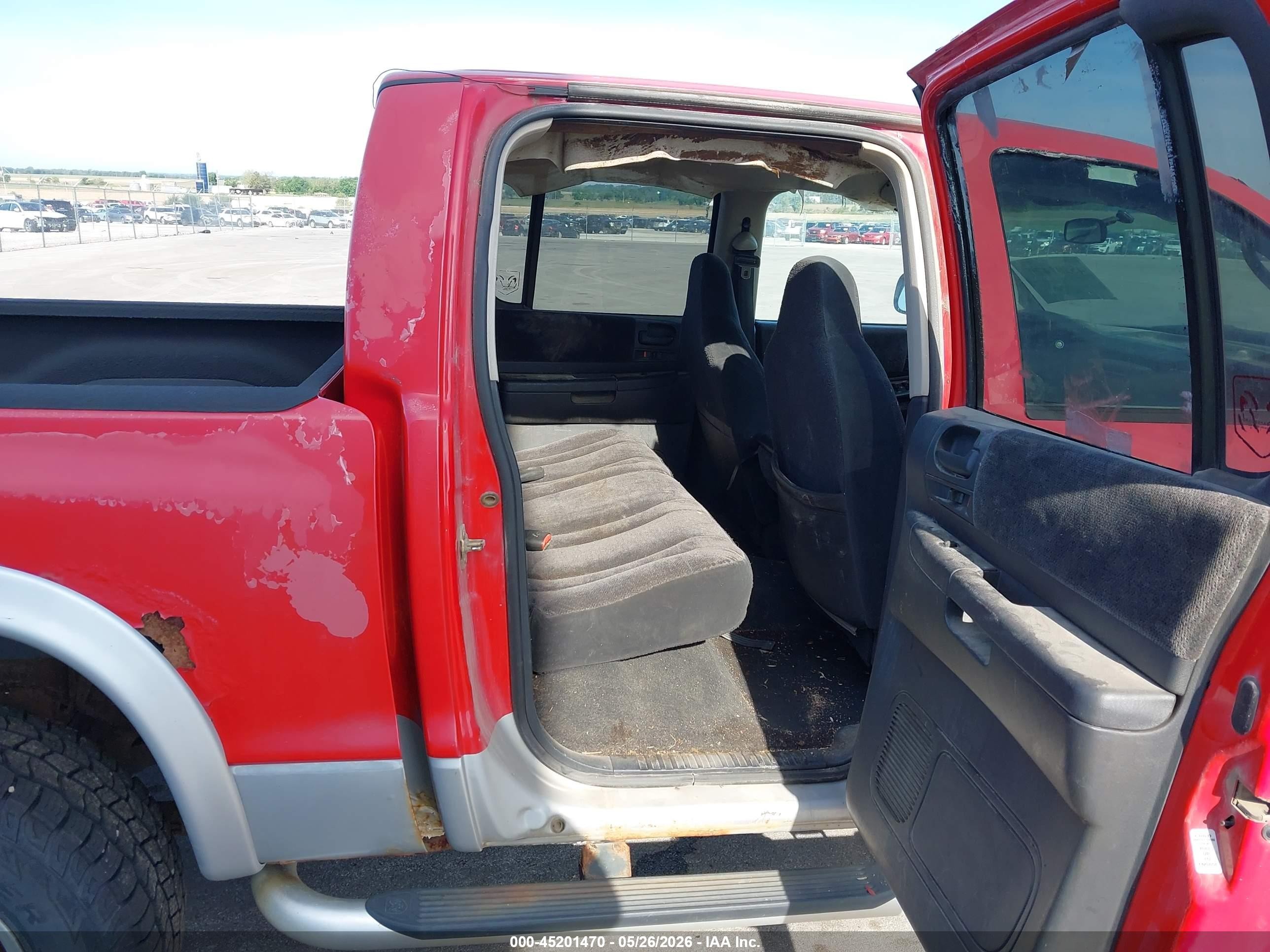 2002 Dodge Dakota Slt Red vin: 1B7HG48N02S588253