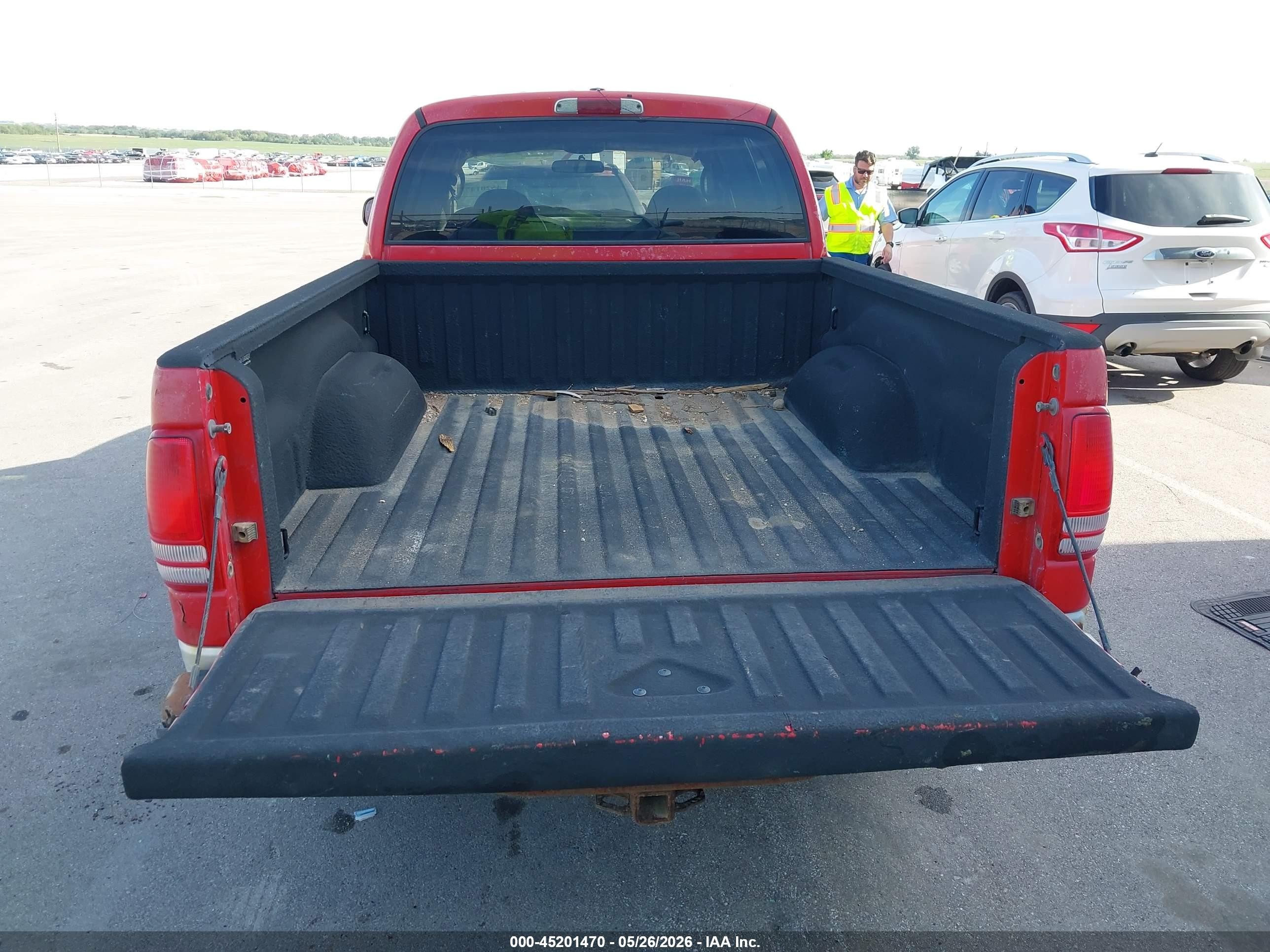 2002 Dodge Dakota Slt Red vin: 1B7HG48N02S588253