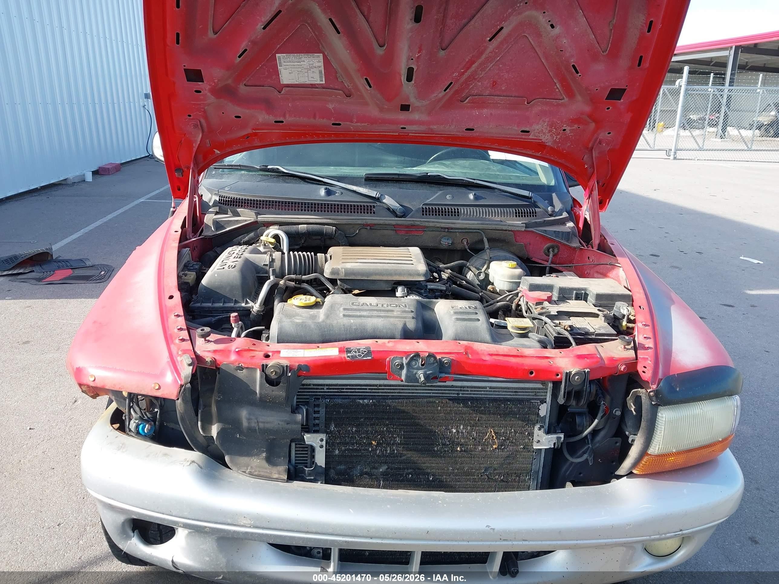 2002 Dodge Dakota Slt Red vin: 1B7HG48N02S588253