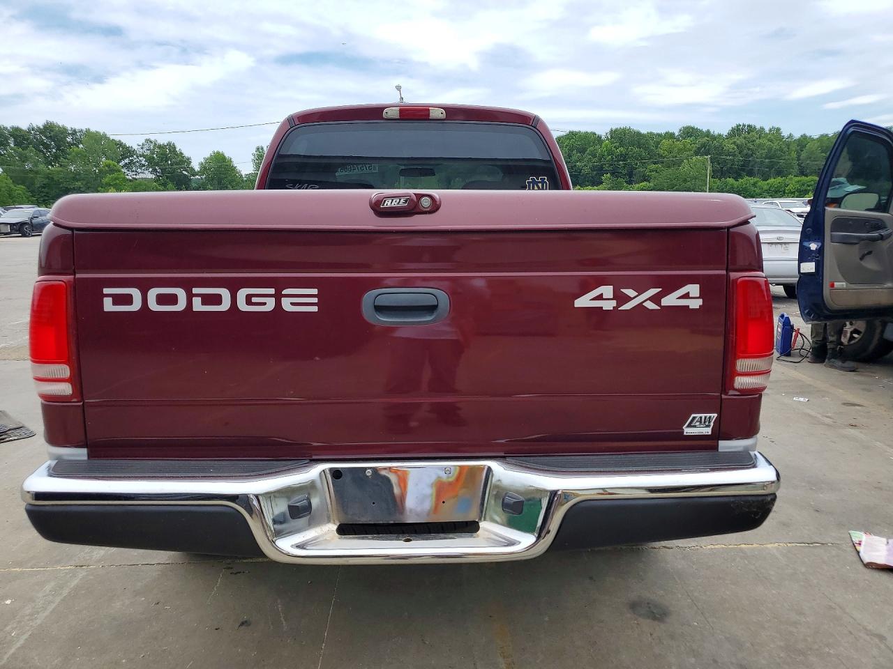 2002 Dodge Dakota Quad Slt Burgundy vin: 1B7HG48N02S591461
