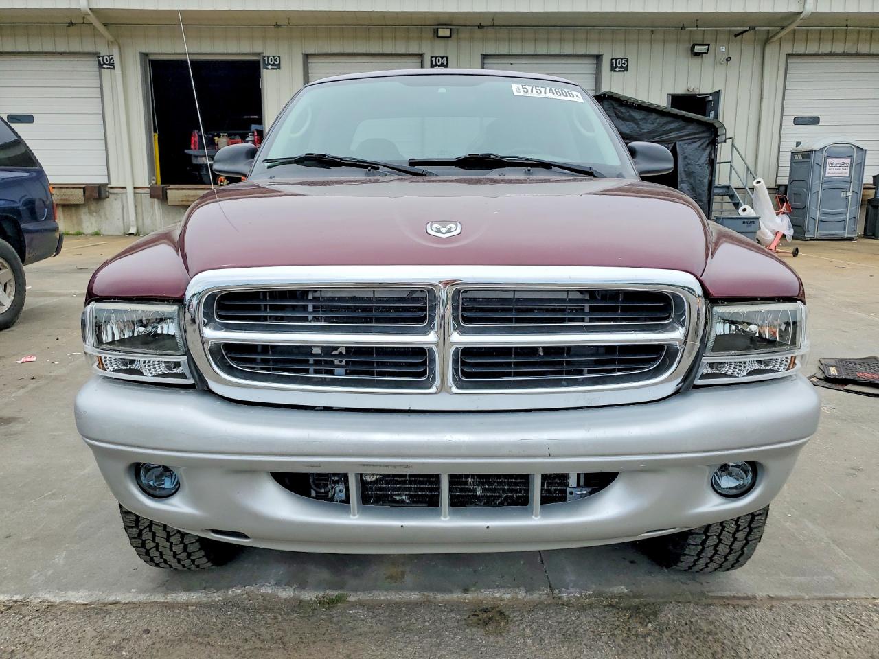 2002 Dodge Dakota Quad Slt Burgundy vin: 1B7HG48N02S591461