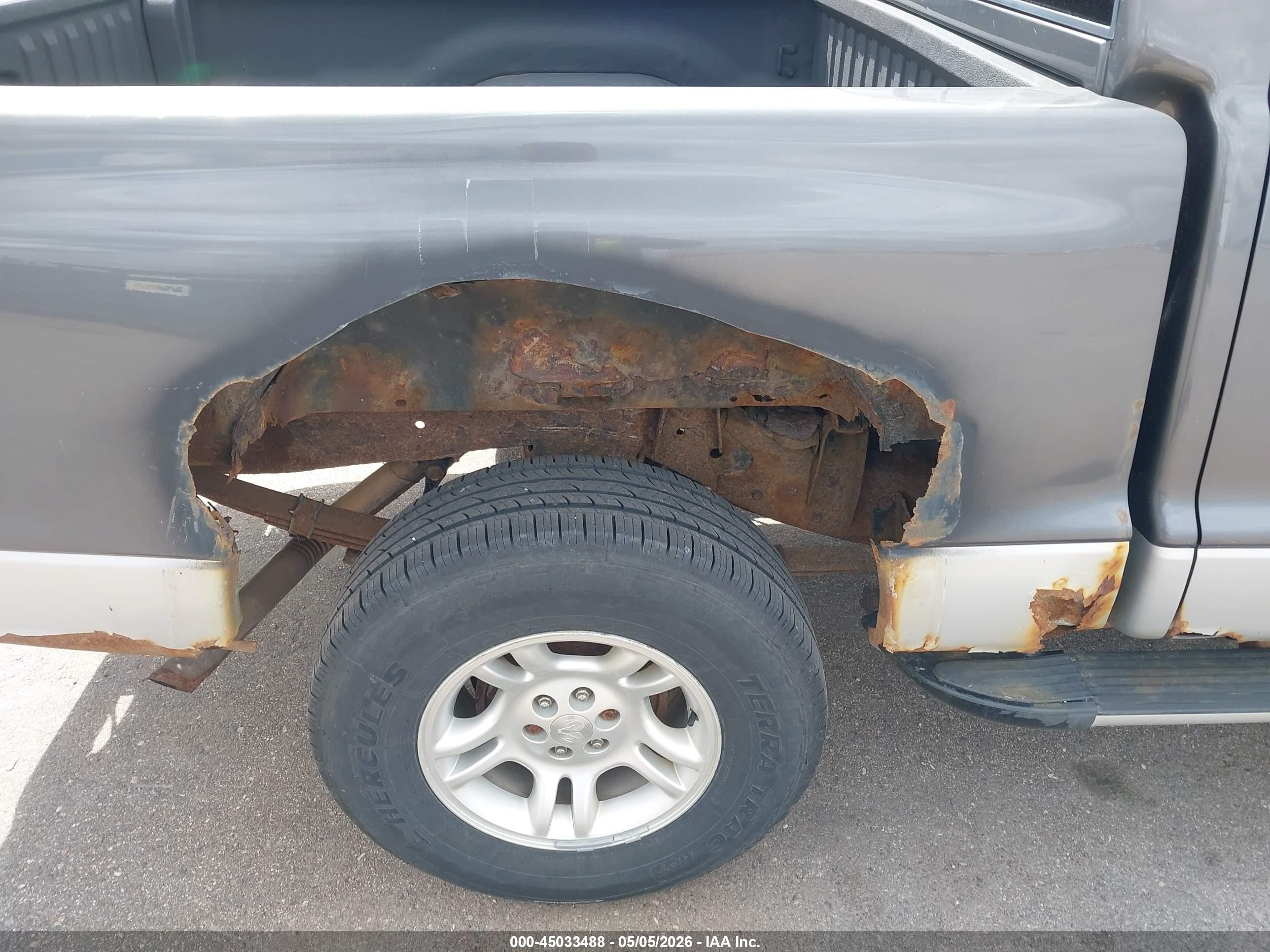 2002 Dodge Dakota Slt Серый vin: 1B7HG48N32S657727