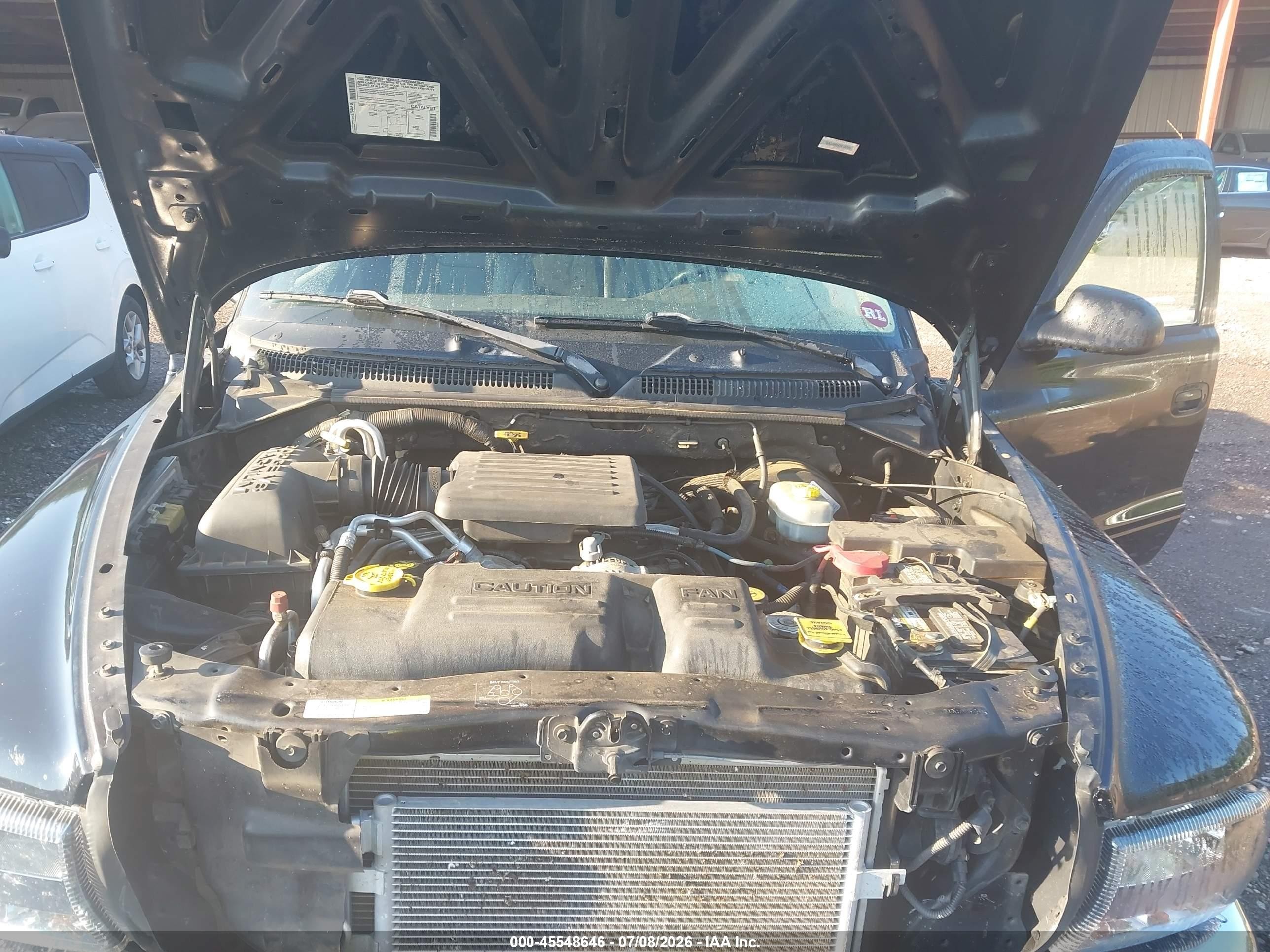 2002 Dodge Dakota Slt Черный vin: 1B7HG48N42S555840