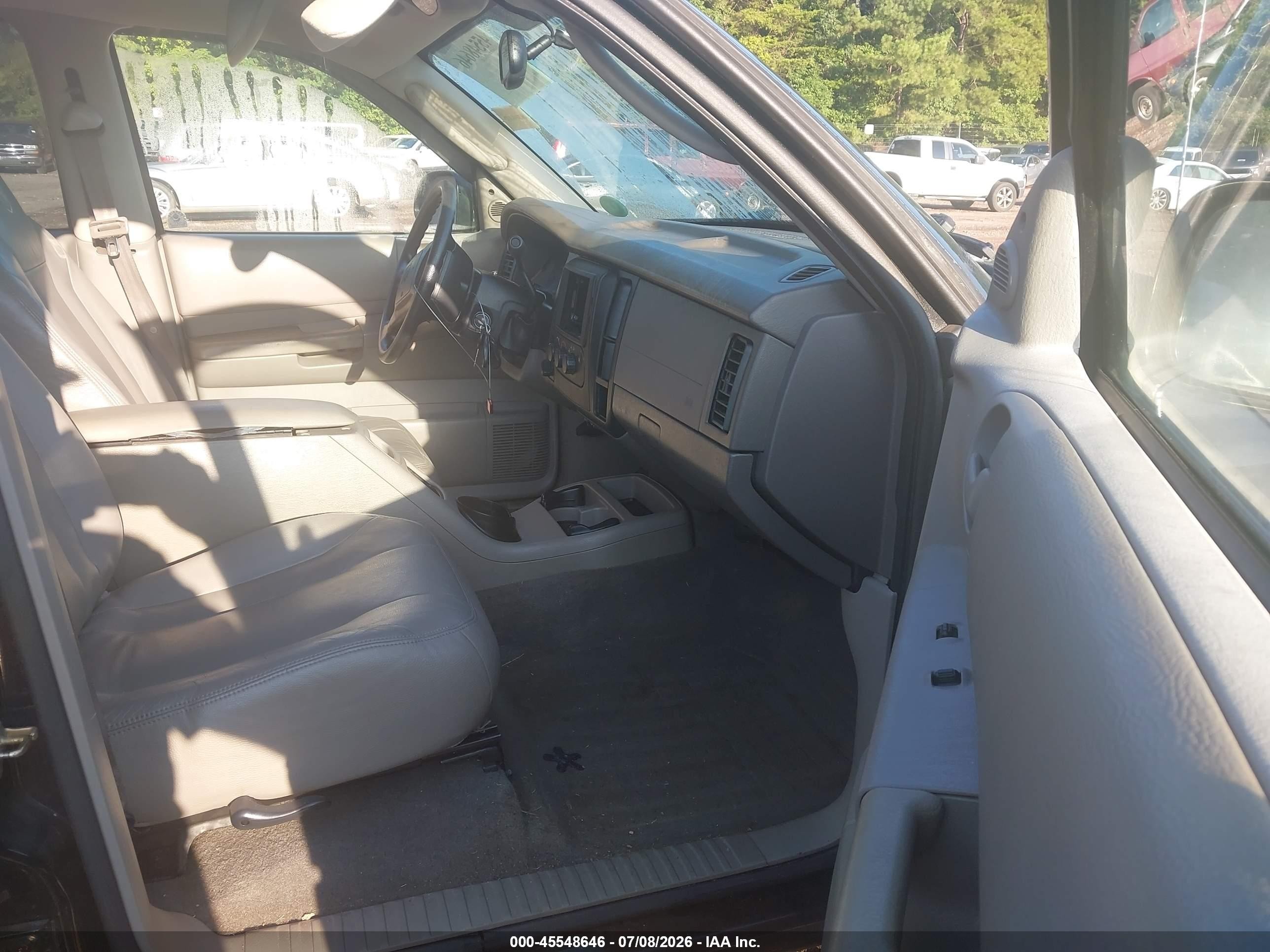 2002 Dodge Dakota Slt Черный vin: 1B7HG48N42S555840