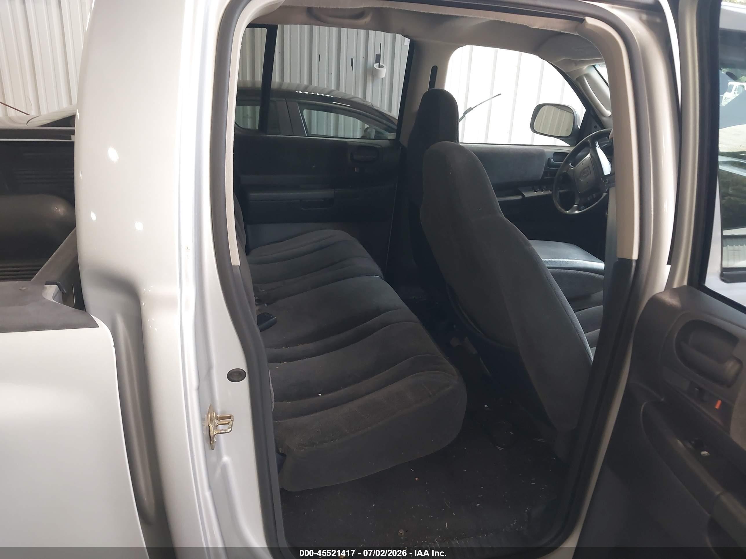 2002 Dodge Dakota Slt Gray vin: 1B7HG48N72S707478