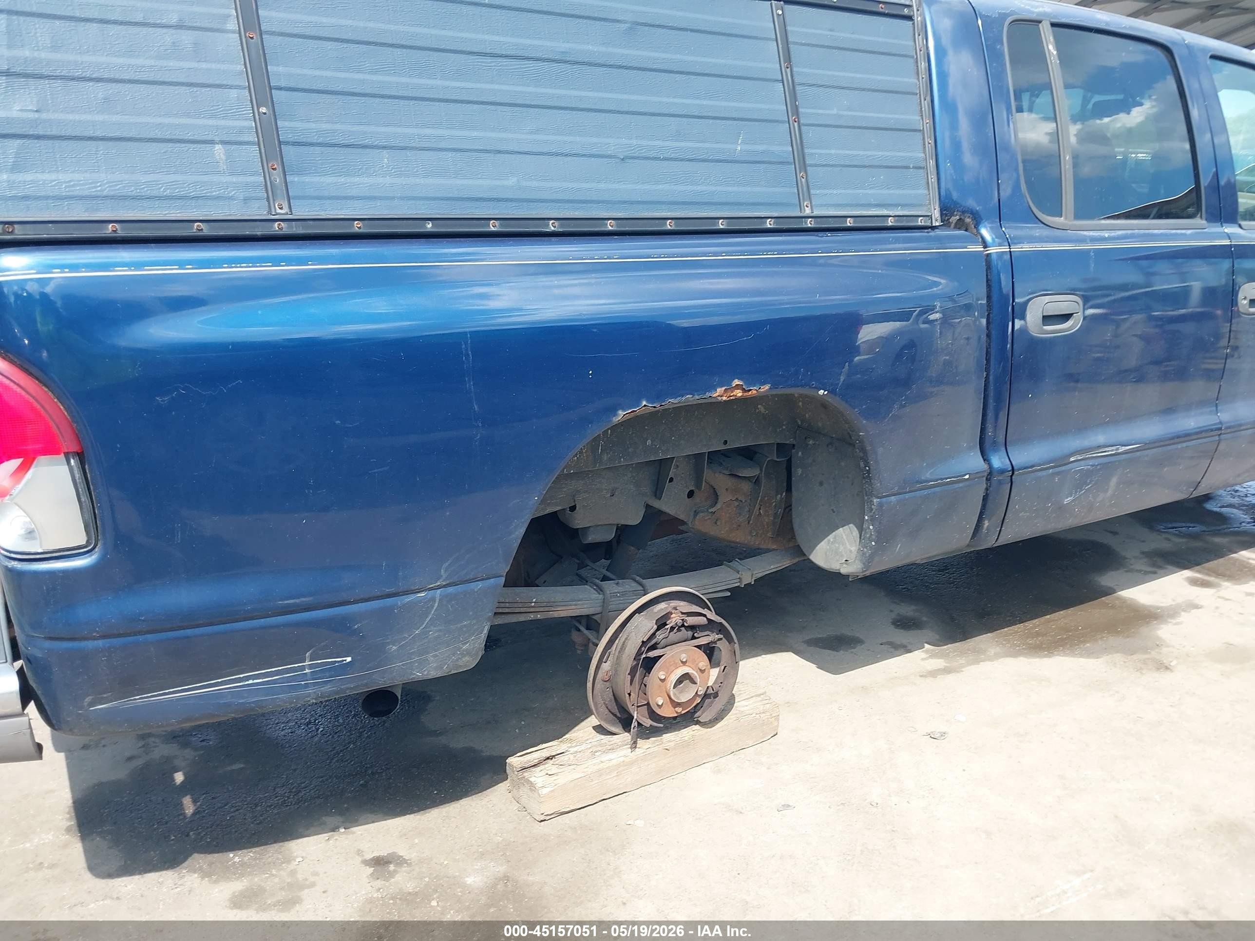 2002 Dodge Dakota Slt Blue vin: 1B7HG48X82S680969