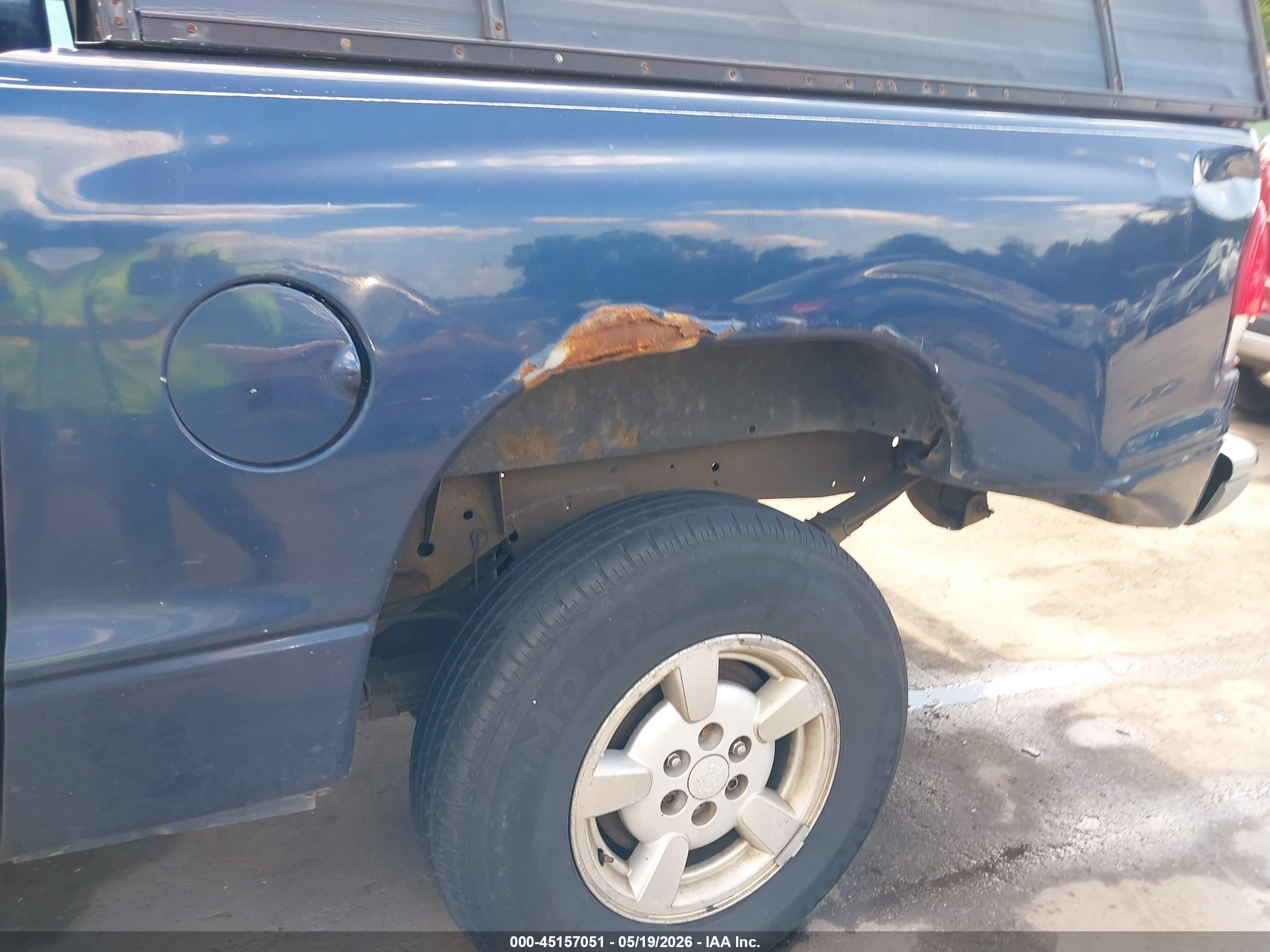 2002 Dodge Dakota Slt Blue vin: 1B7HG48X82S680969