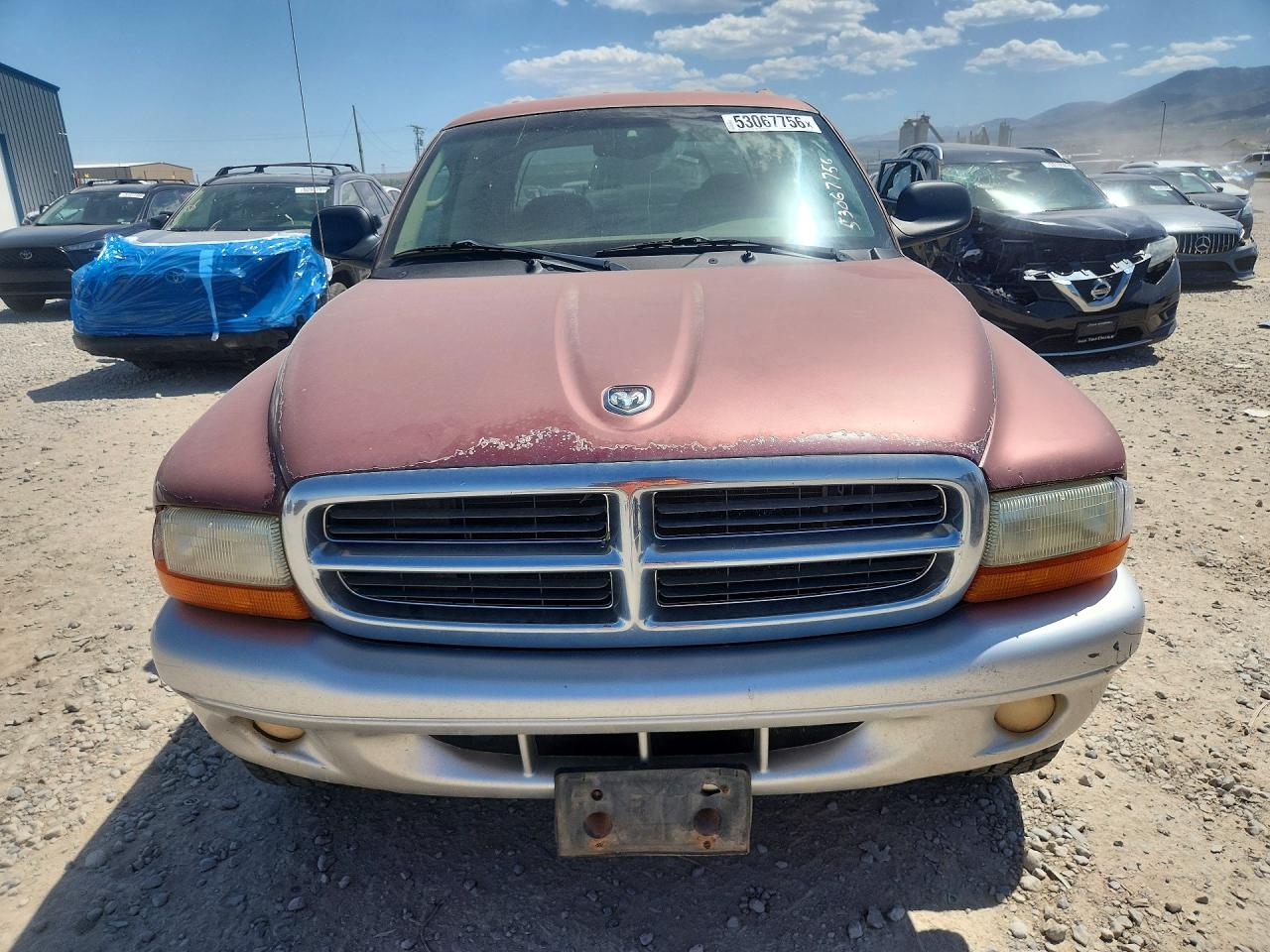 2002 Dodge Dakota Quad Slt Burgundy vin: 1B7HG48Z12S616337