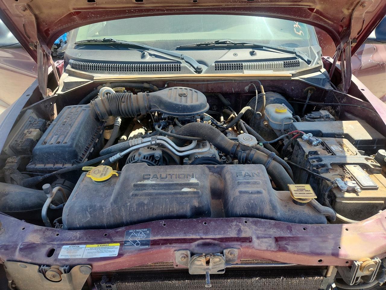 2002 Dodge Dakota Quad Slt Burgundy vin: 1B7HG48Z12S616337