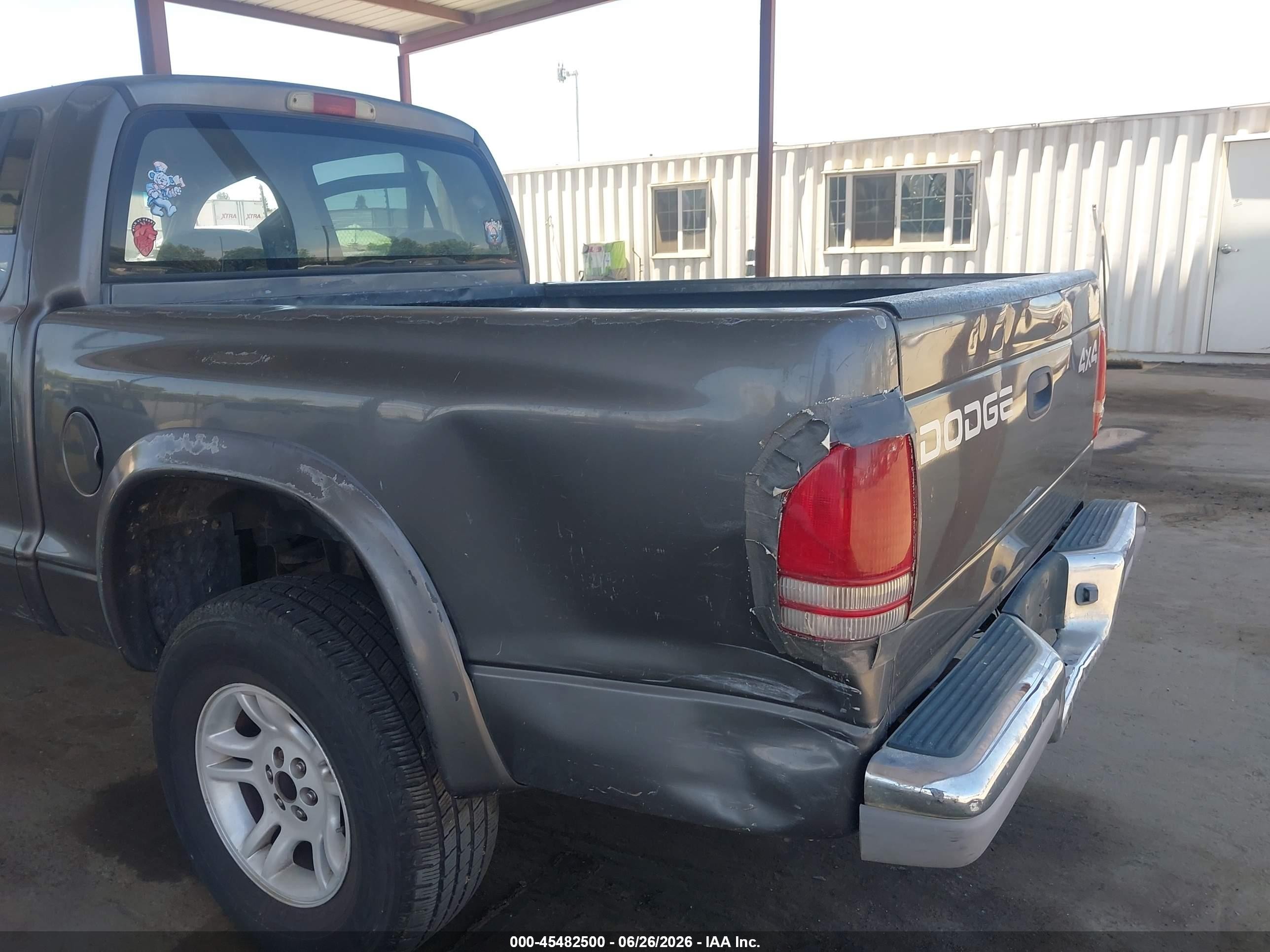 2002 Dodge Dakota Slt Gray vin: 1B7HG48Z92S680867