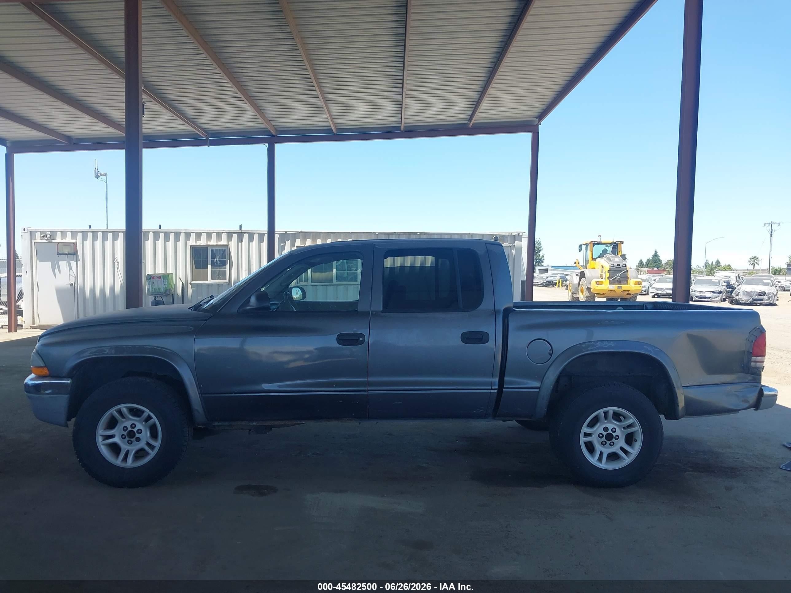 2002 Dodge Dakota Slt Gray vin: 1B7HG48Z92S680867