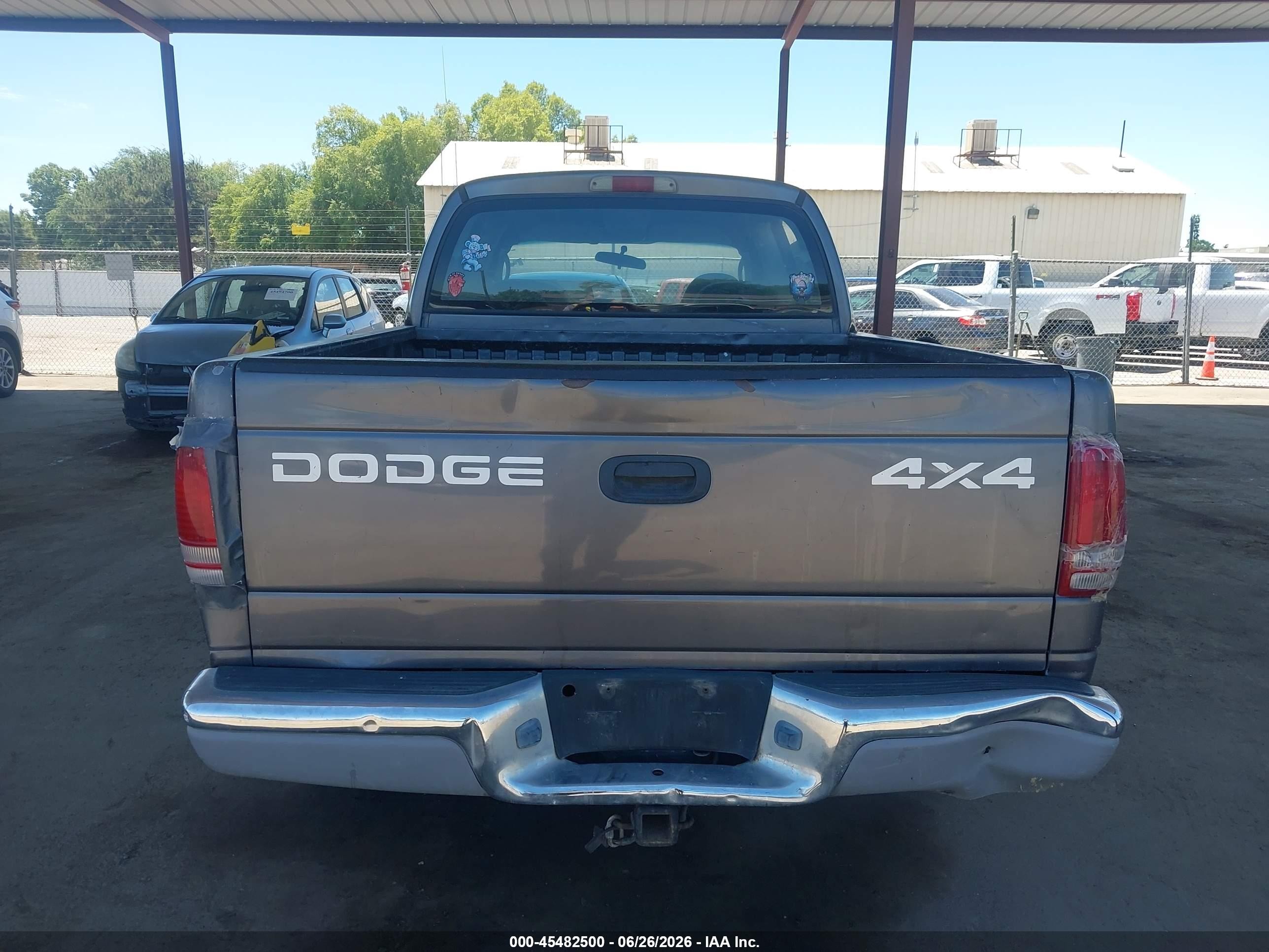 2002 Dodge Dakota Slt Gray vin: 1B7HG48Z92S680867