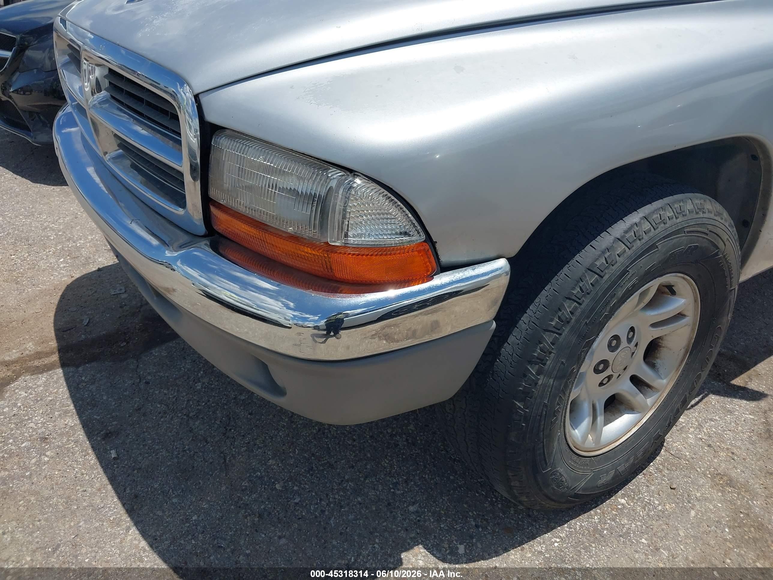 2001 Dodge Dakota Slt/sport White vin: 1B7HL2AN01S233317