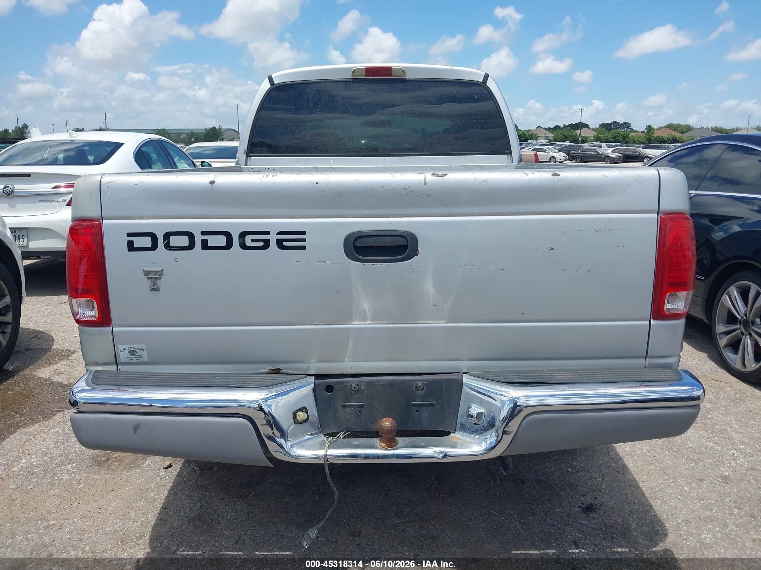 2001 Dodge Dakota Slt/sport White vin: 1B7HL2AN01S233317
