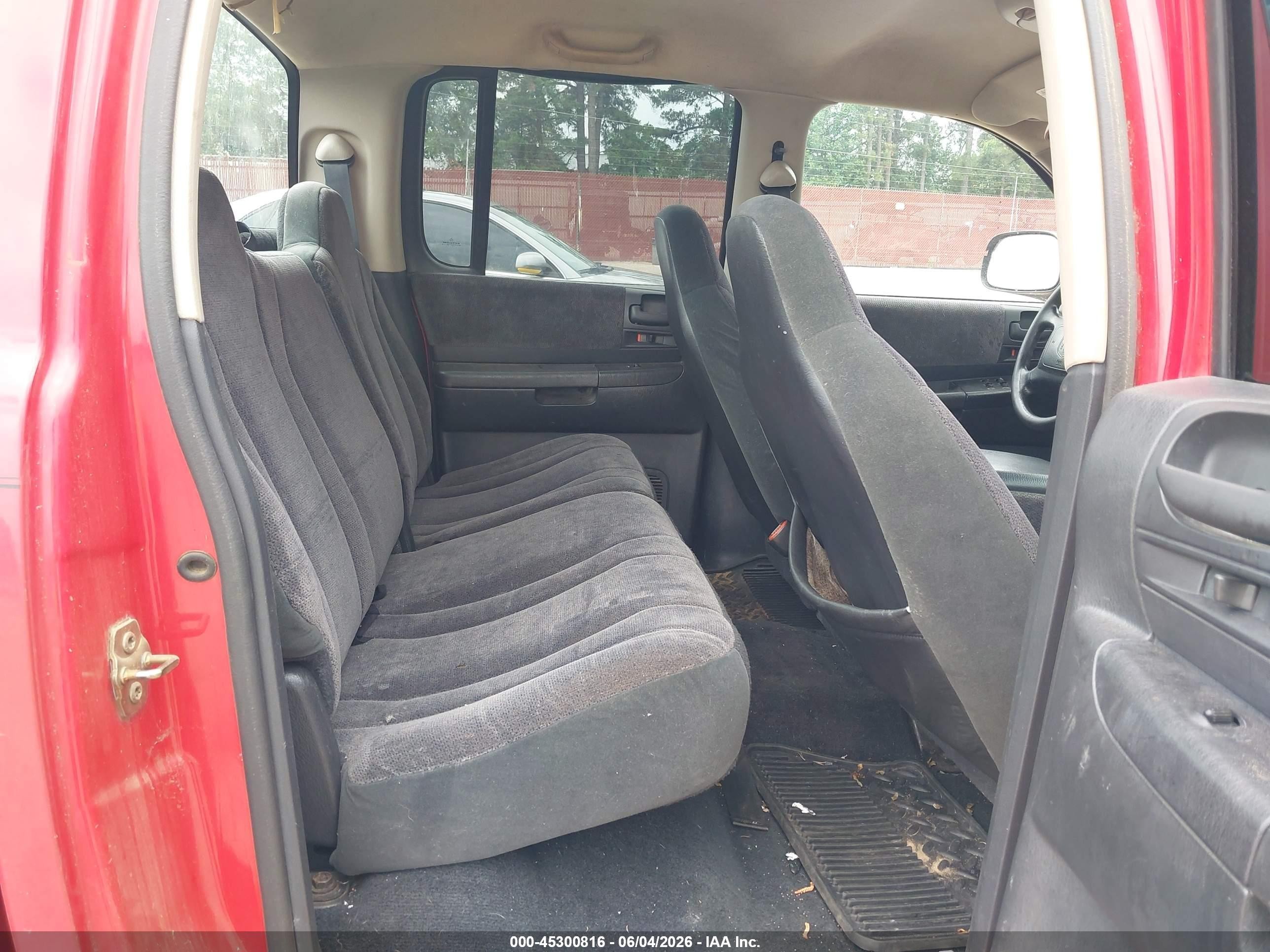 2001 Dodge Dakota Slt/sport Red vin: 1B7HL2AN51S319903