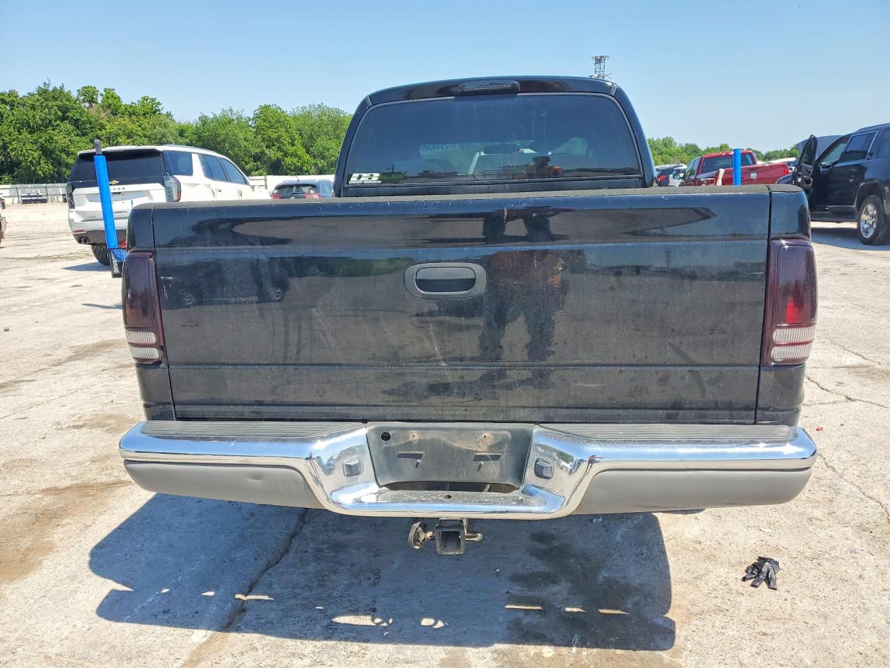 2001 Dodge Dakota Quad Black vin: 1B7HL2ANX1S310839
