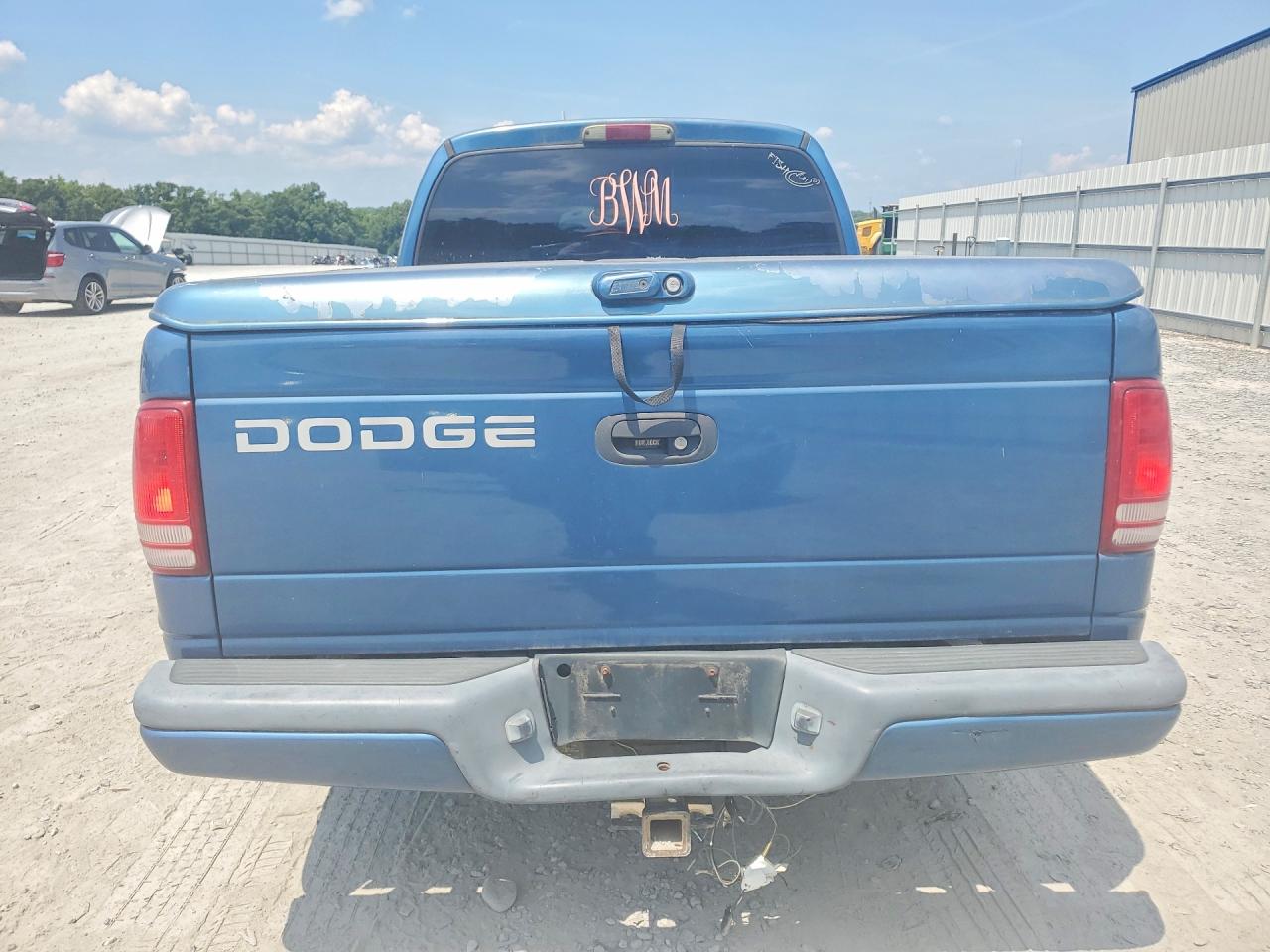 2002 Dodge Dakota Quad Sport Синий vin: 1B7HL38X22S604234