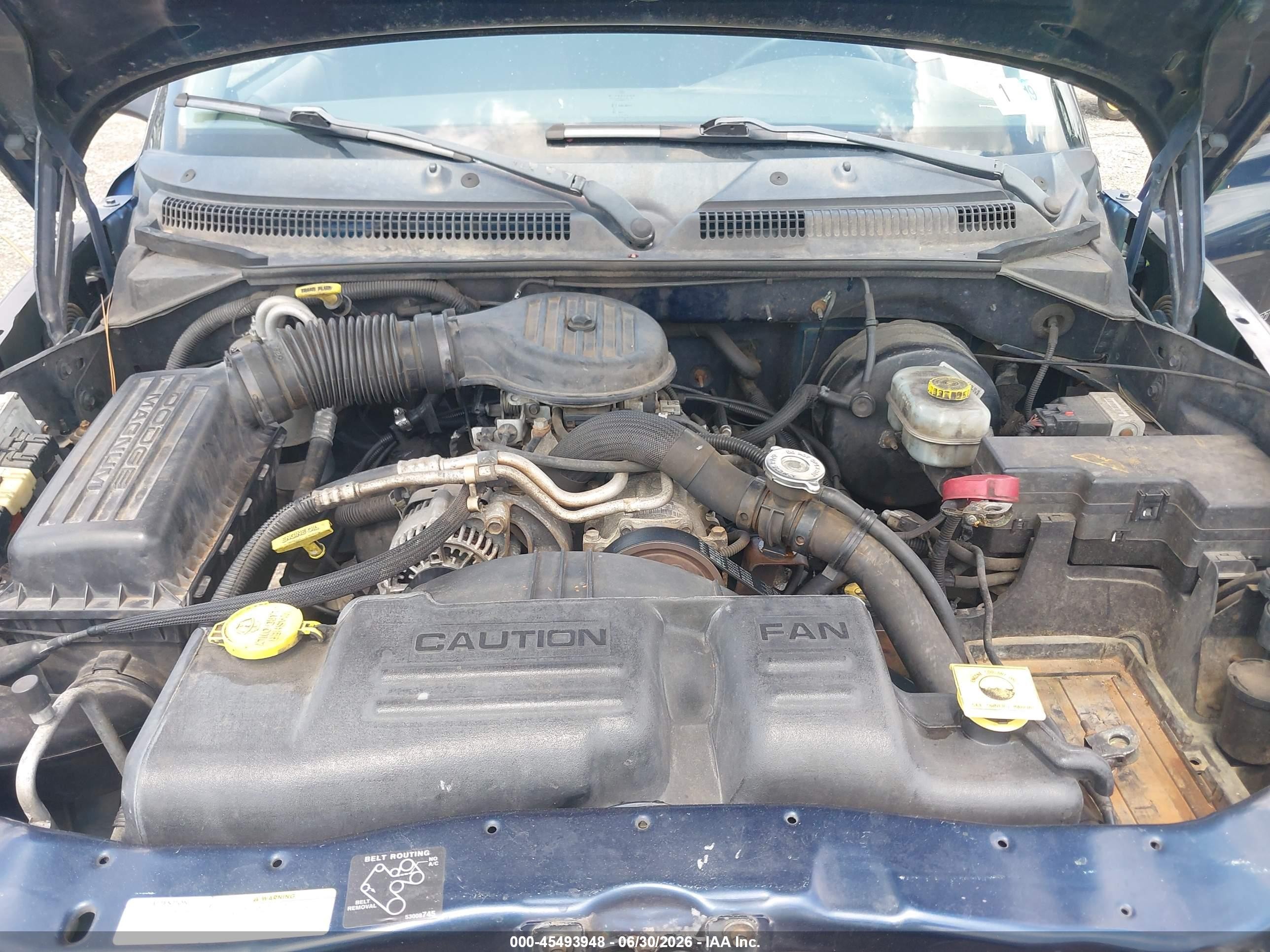 2002 Dodge Dakota Sport Синий vin: 1B7HL38XX2S660695
