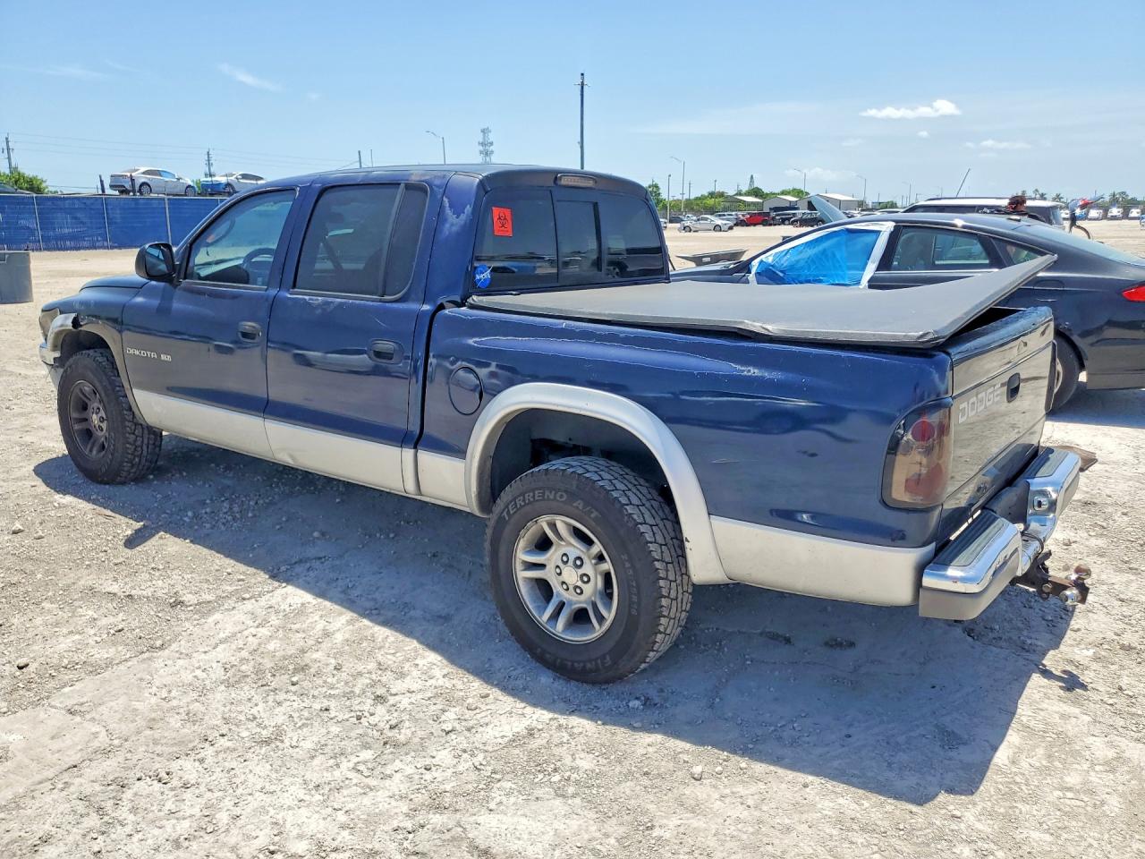 2002 Dodge Dakota Quad Slt Синий vin: 1B7HL48N12S551014