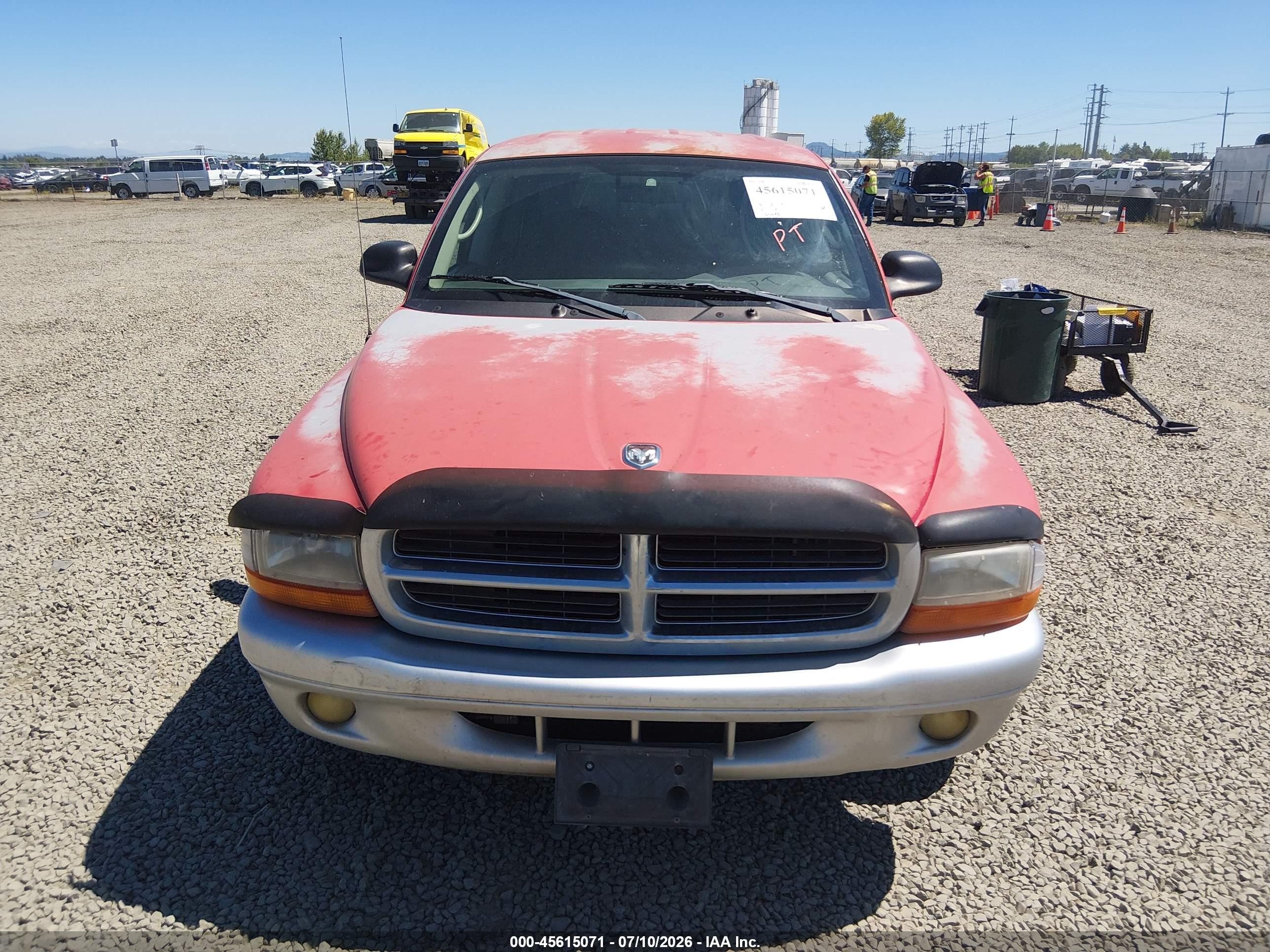 2002 Dodge Dakota Slt Red vin: 1B7HL48N42S669929