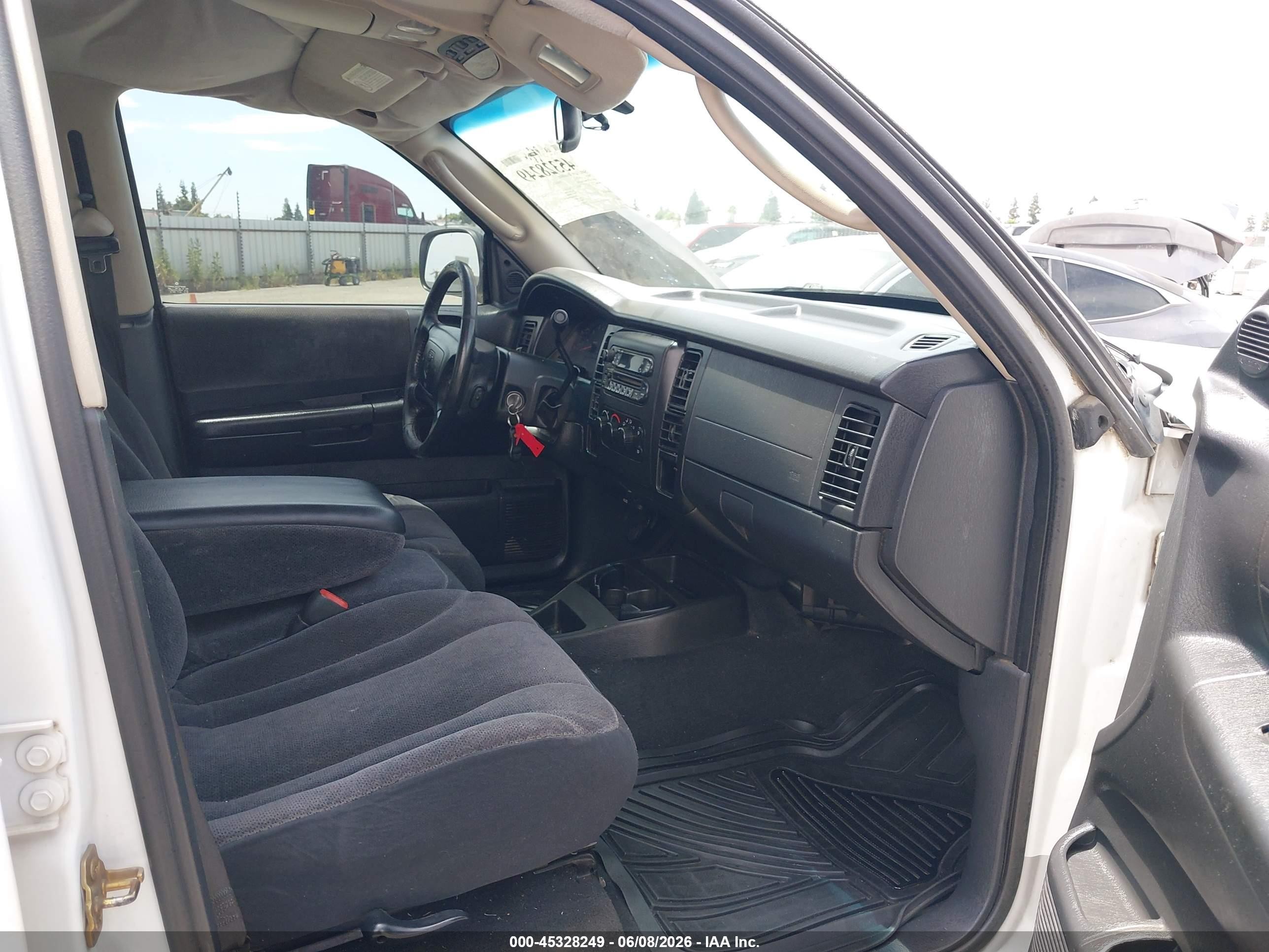 2002 Dodge Dakota Slt Белый vin: 1B7HL48N62S619209