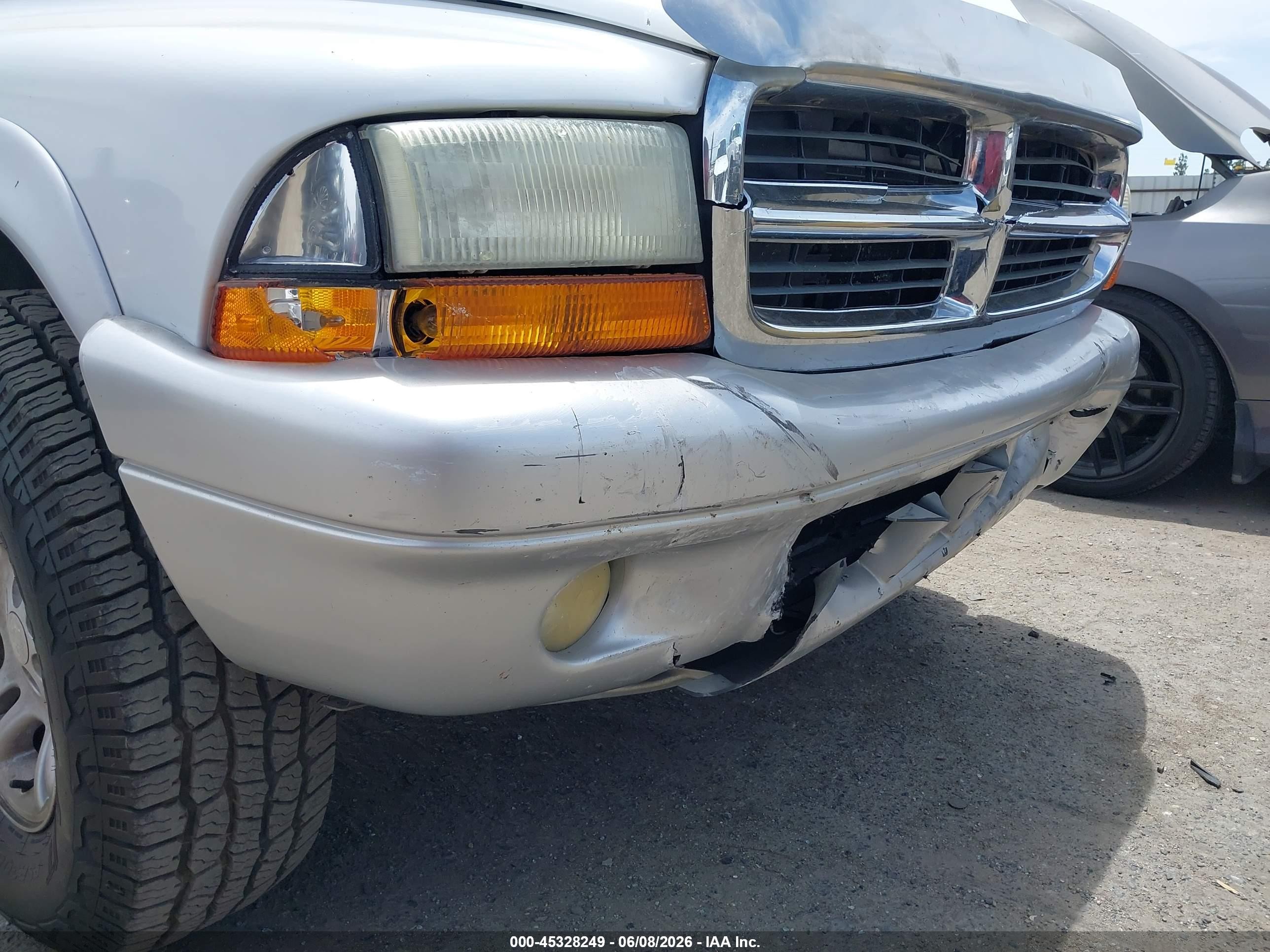 2002 Dodge Dakota Slt Белый vin: 1B7HL48N62S619209