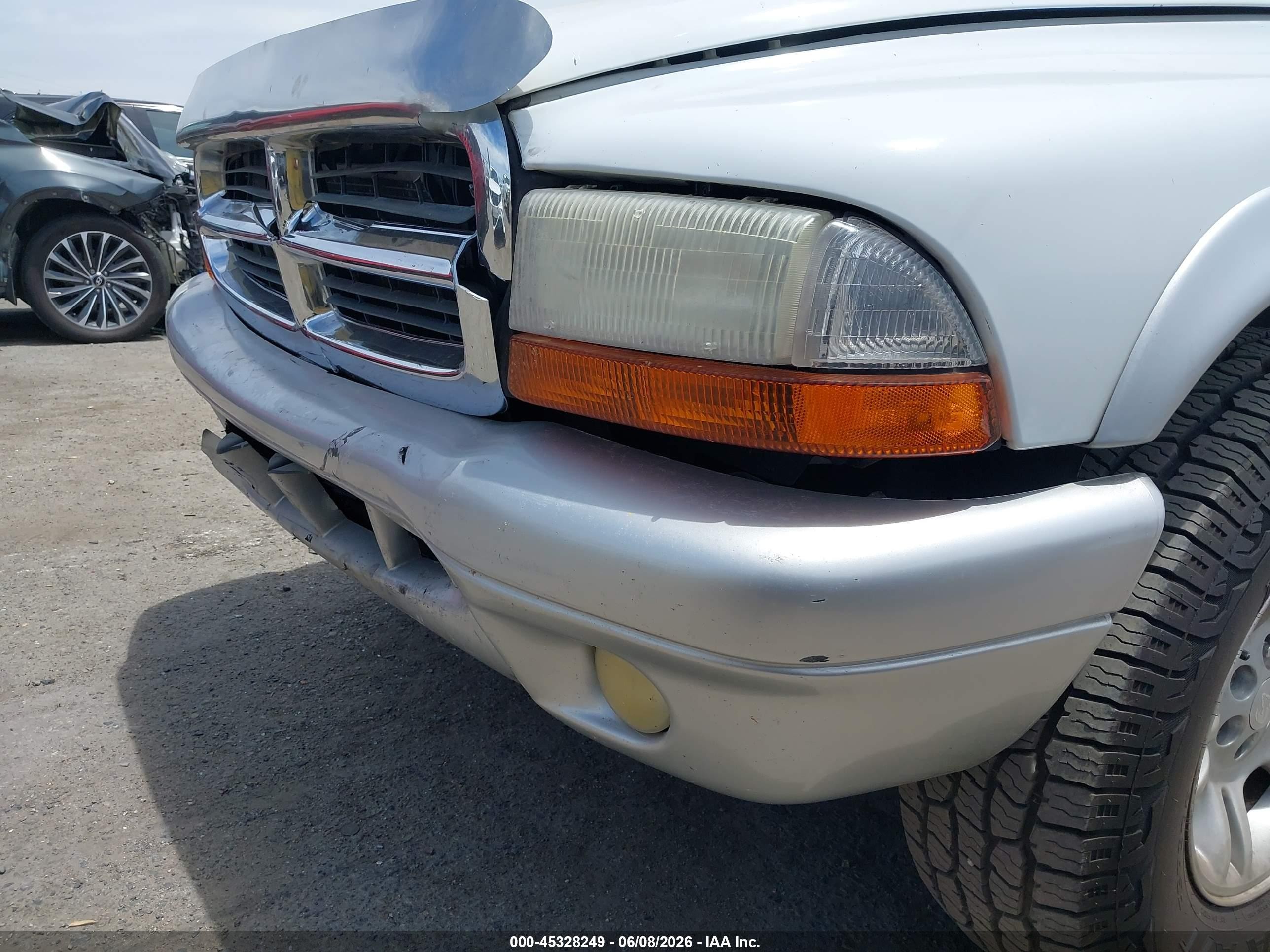 2002 Dodge Dakota Slt Белый vin: 1B7HL48N62S619209