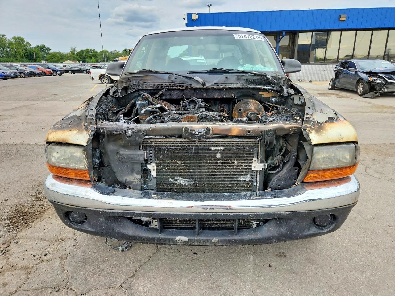 2002 Dodge Dakota Quad Slt White vin: 1B7HL48N82S551527