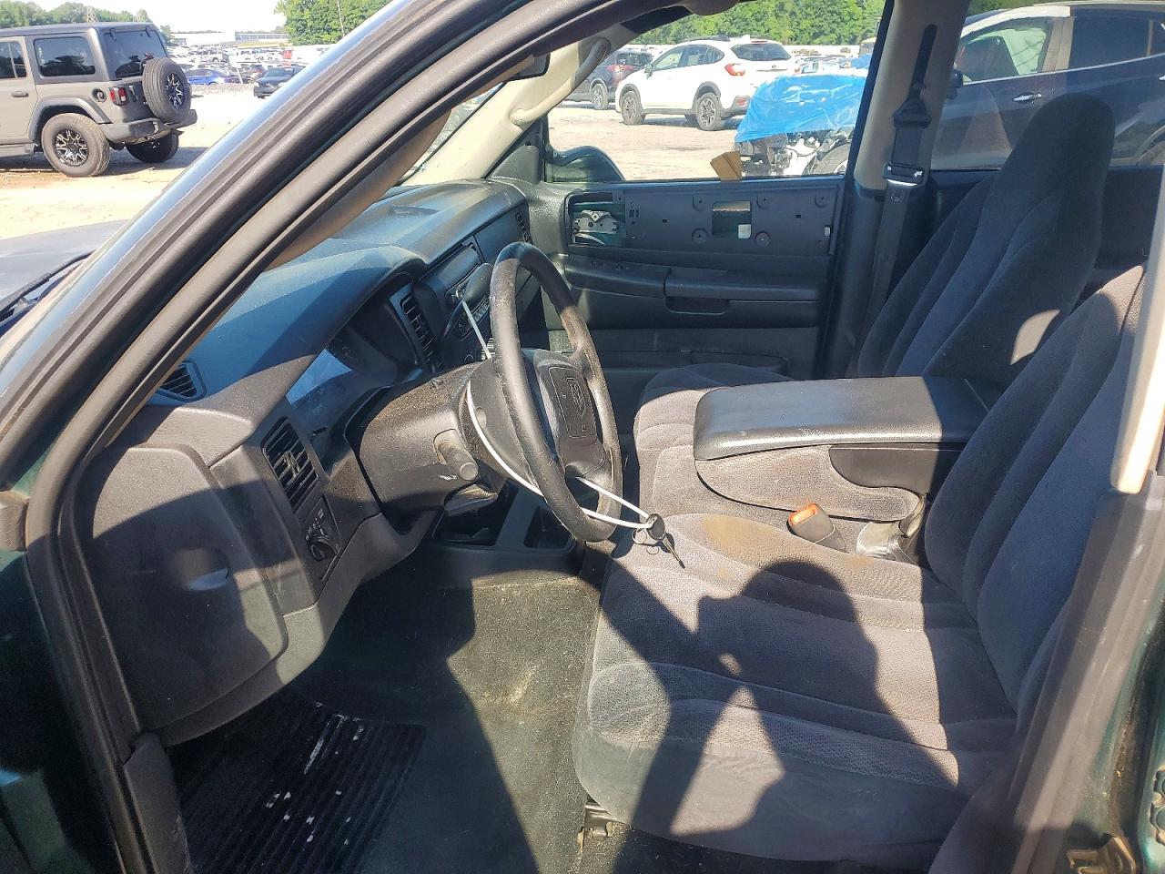 2002 Dodge Dakota Quad Slt Green vin: 1B7HL48X52S578430