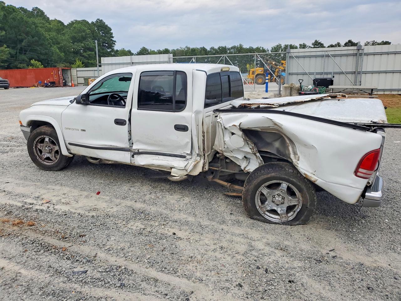2002 Dodge Dakota Quad Slt White vin: 1B7HL48X92S559007