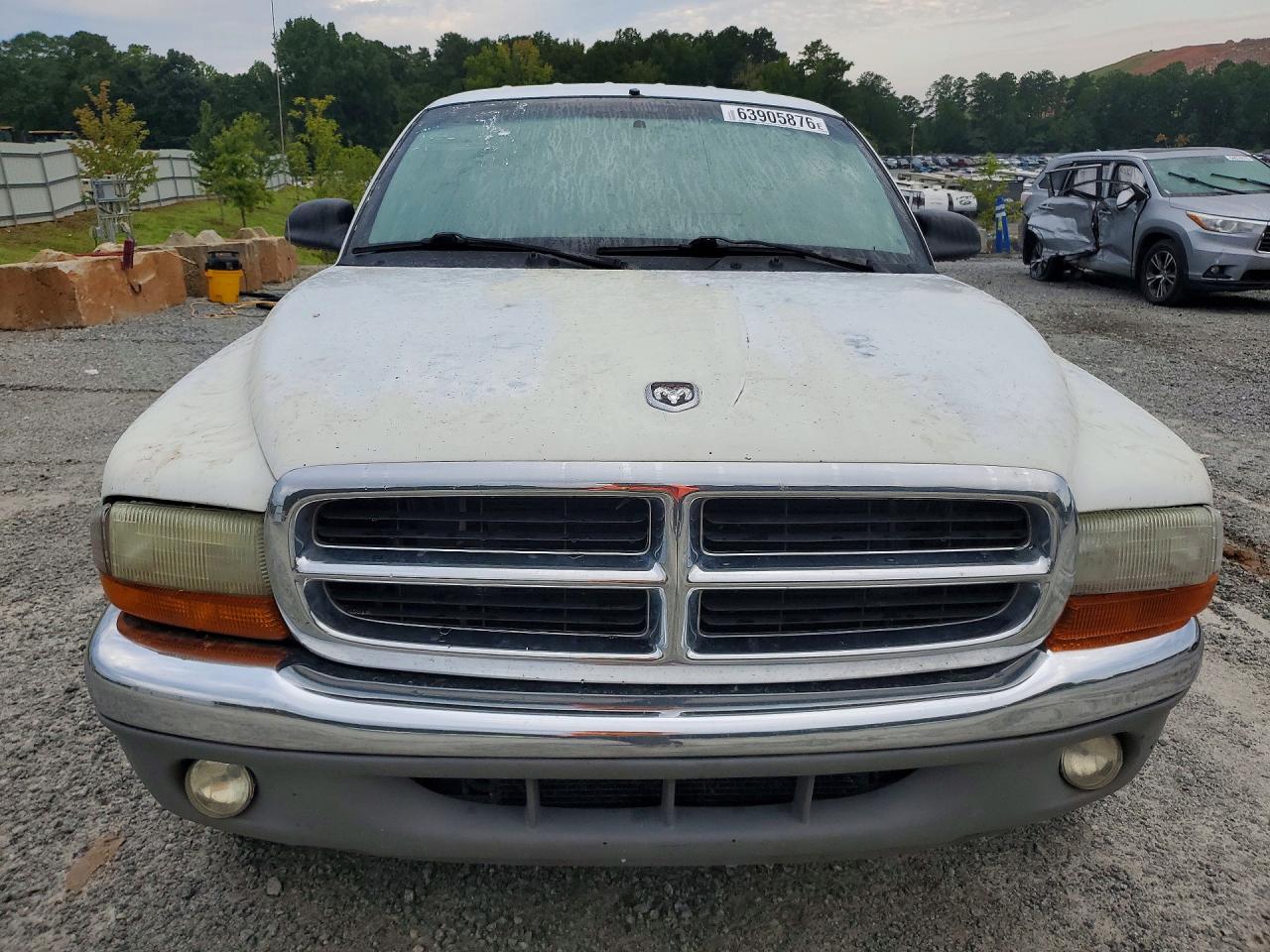 2002 Dodge Dakota Quad Slt White vin: 1B7HL48X92S559007