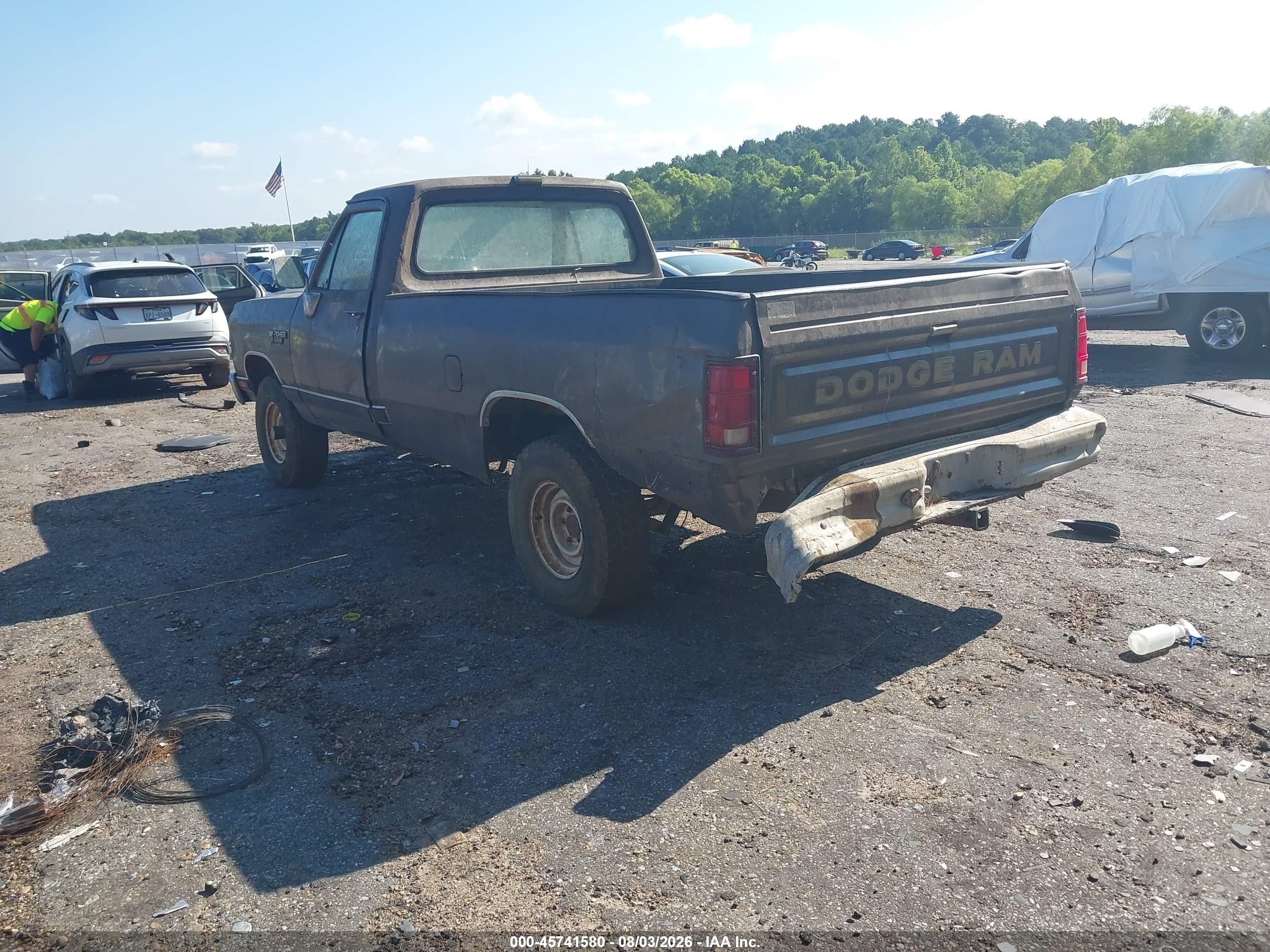 1989 Dodge W-series W100 Brown vin: 1B7HM06Y0KS111580