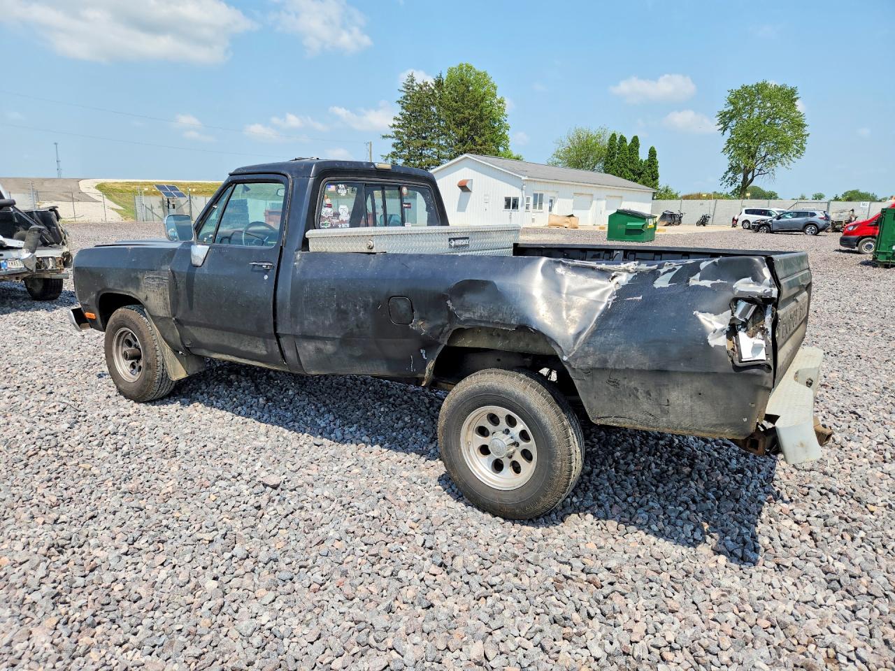 1989 Dodge W-series W100 Black vin: 1B7HM06Y7KS105548
