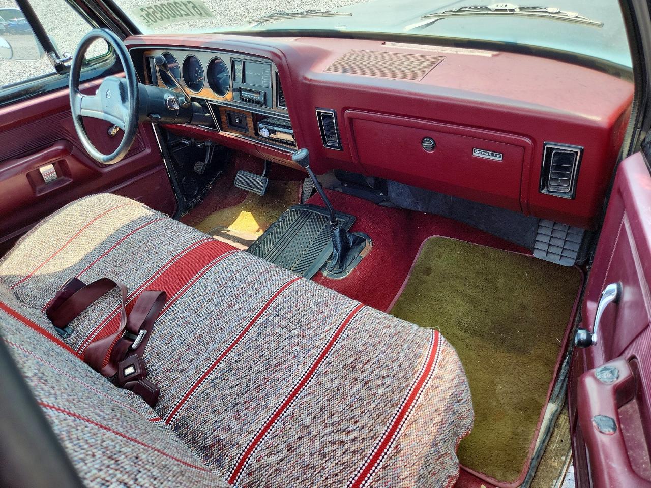 1989 Dodge W-series W100 Black vin: 1B7HM06Y7KS105548
