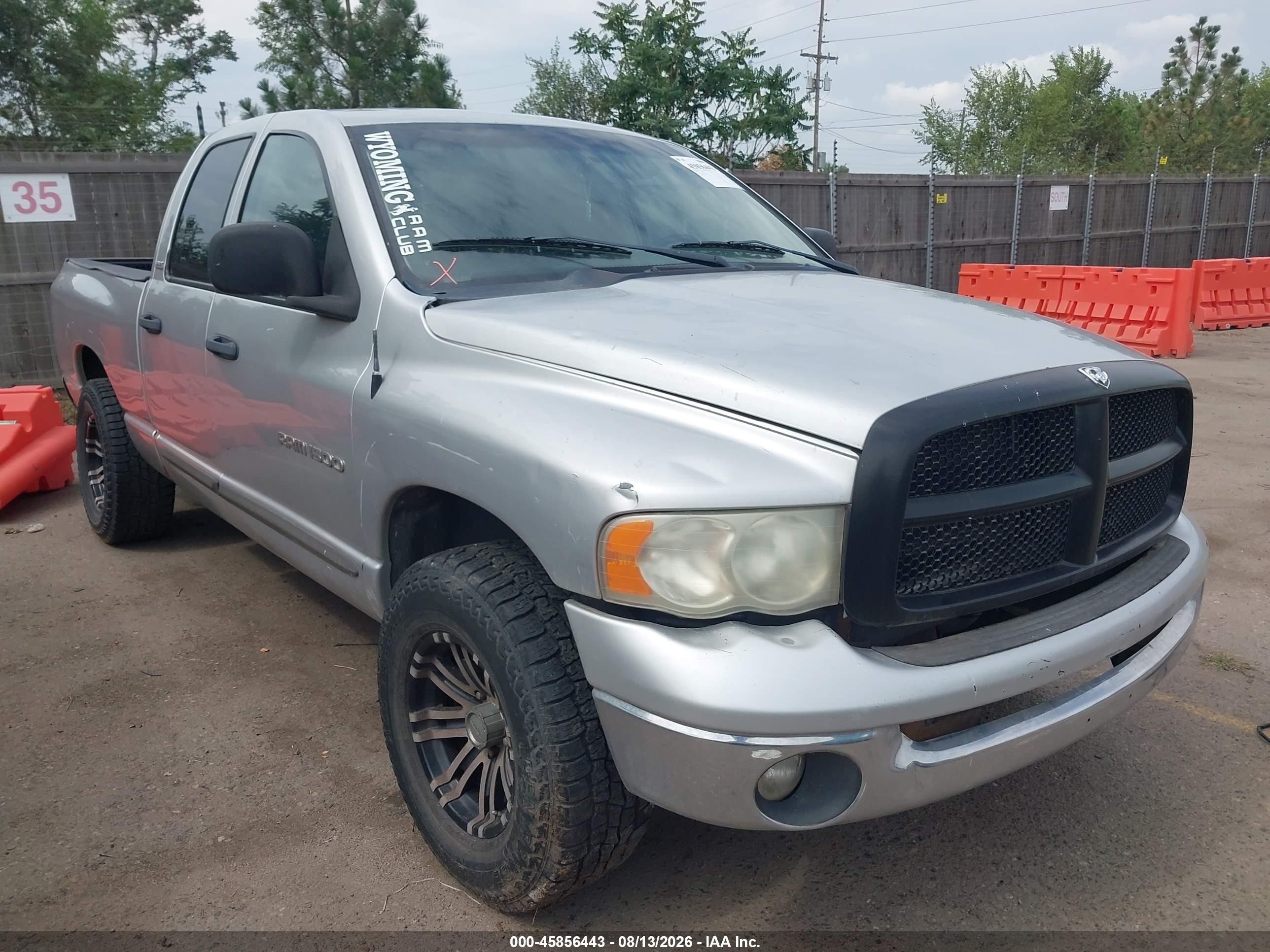 2002 Dodge Ram 1500 St Gray vin: 1B7HU18NX2J104134