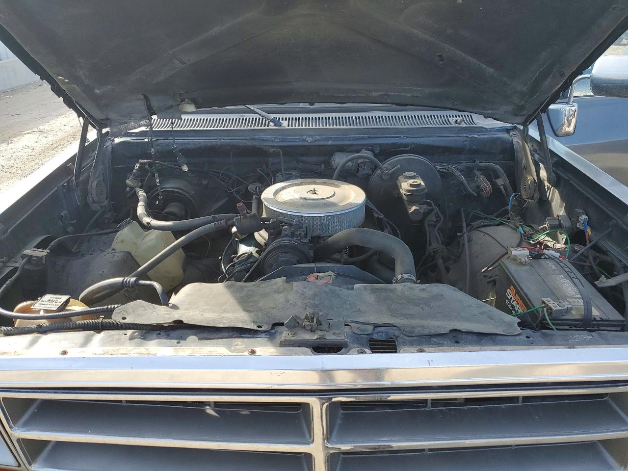 1987 Dodge W-series W100 Gray vin: 1B7HW04T4HS421967