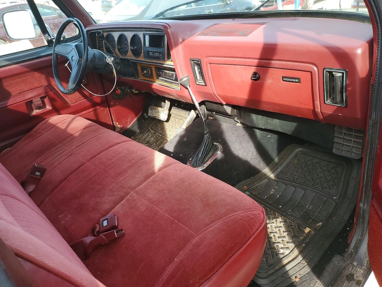1987 Dodge W-series W100 Gray vin: 1B7HW04T4HS421967